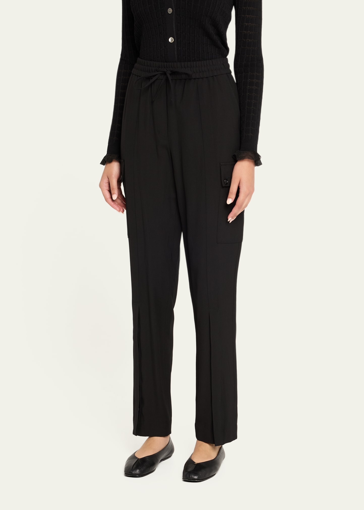 Tapered Pull-On Cargo Pants - 4