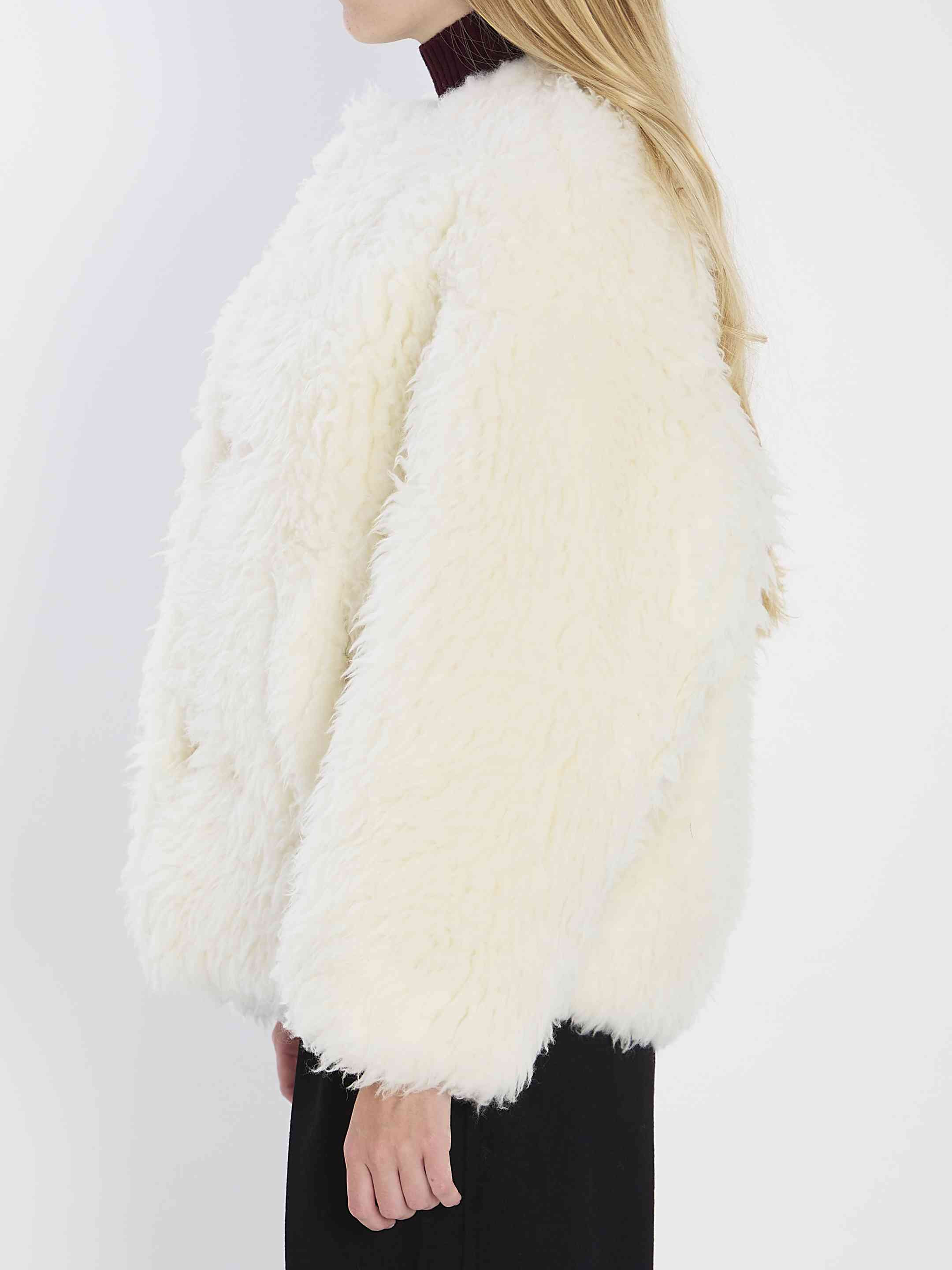 Celine Women Fur-Effect Coat - 3