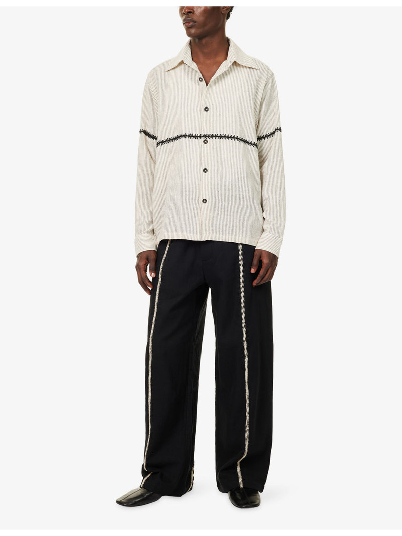 KARTIK RESEARCH Rabari Stripe Cotton Shirt outlook