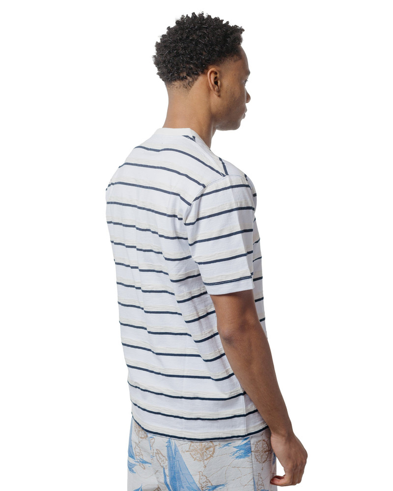 Sperry Top-Sider Pocket Tee Stripe White 4