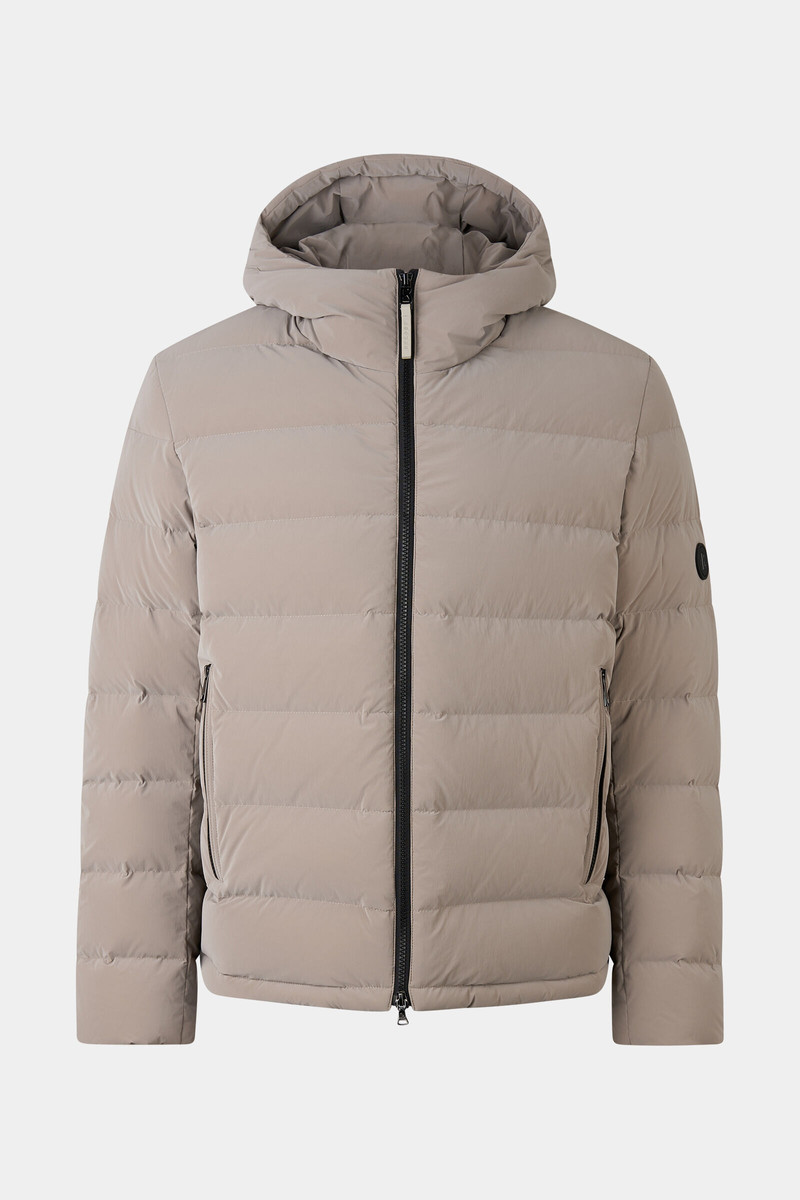 Hugh down jacket in Taupe 1