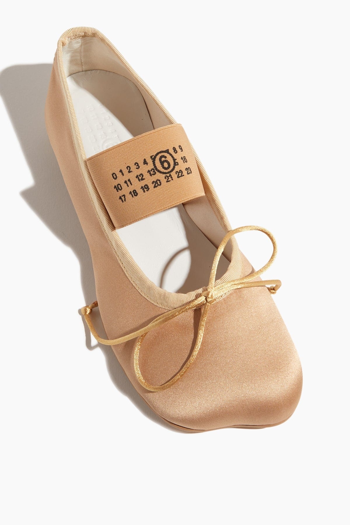バレエシューズ MM6 MAISON MARGIELA CUBAN SAND ANATOMIC BALLERINA FLAT MM6 Maison Margiela Ballet Shoes in Cuban Sand