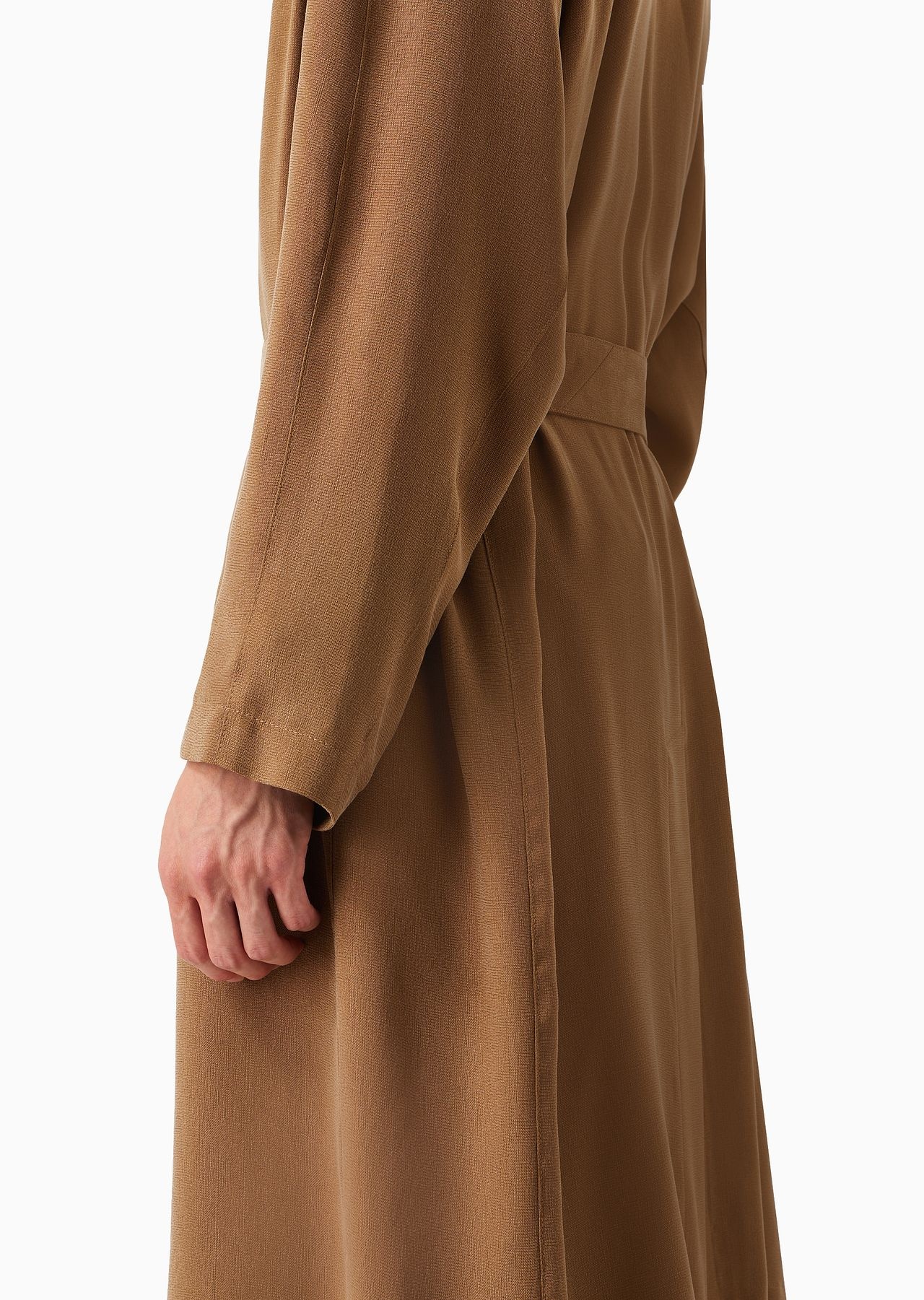 ASV cupro trench coat - 7