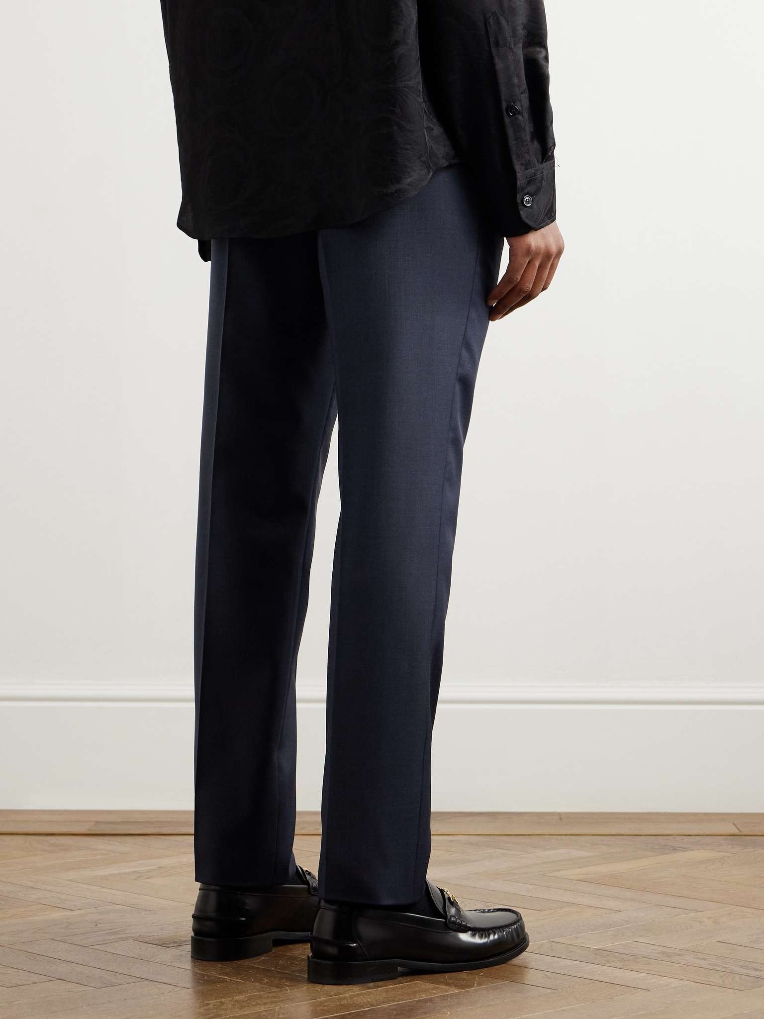 Slim-Fit Tapered Virgin Wool Trousers - 3