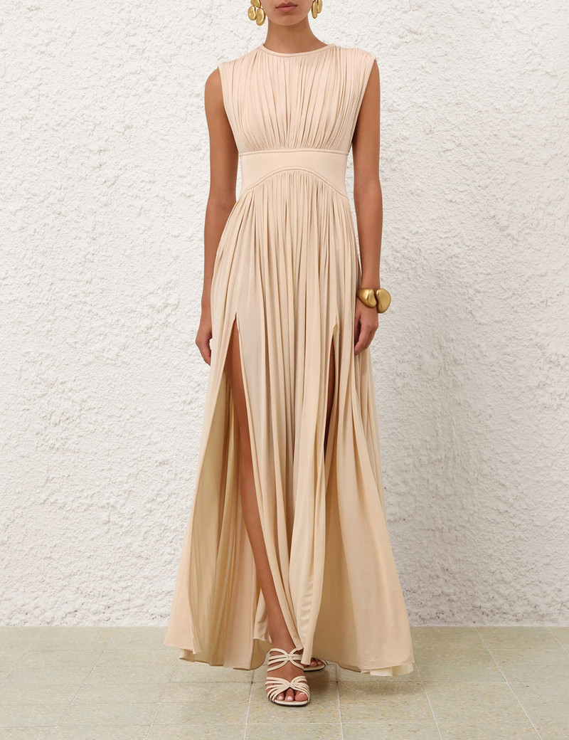Zimmermann LUNA COLUMN DRESS outlook