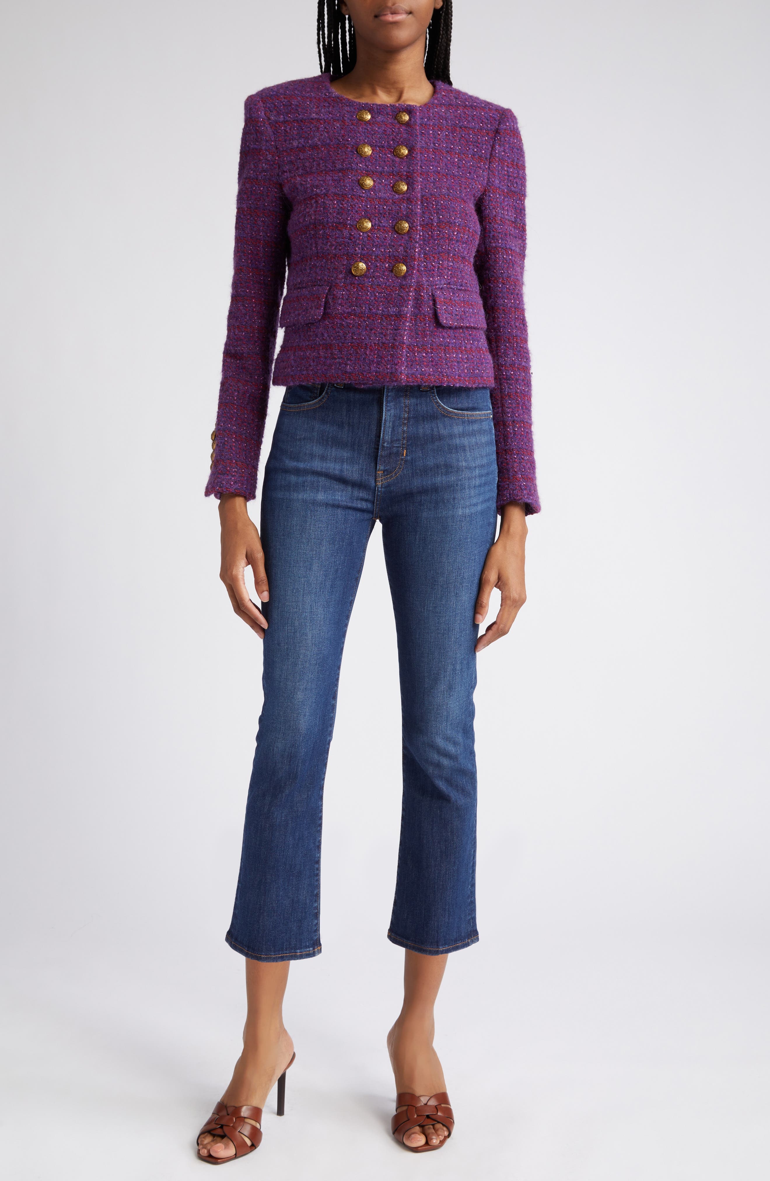 Carly High Waist Kick Flare Jeans - 2