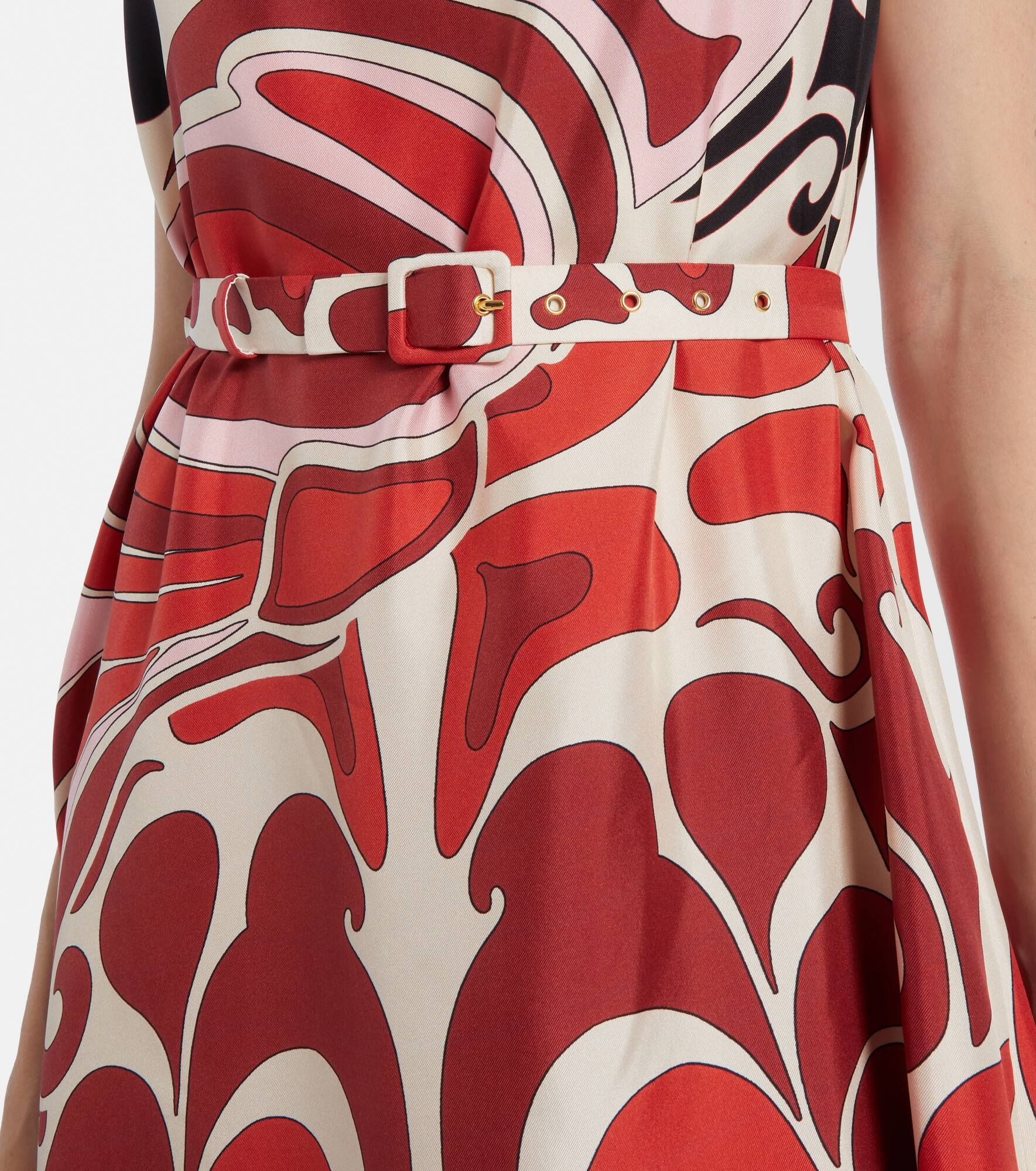 Roy Phoenix silk twill maxi dress - 5