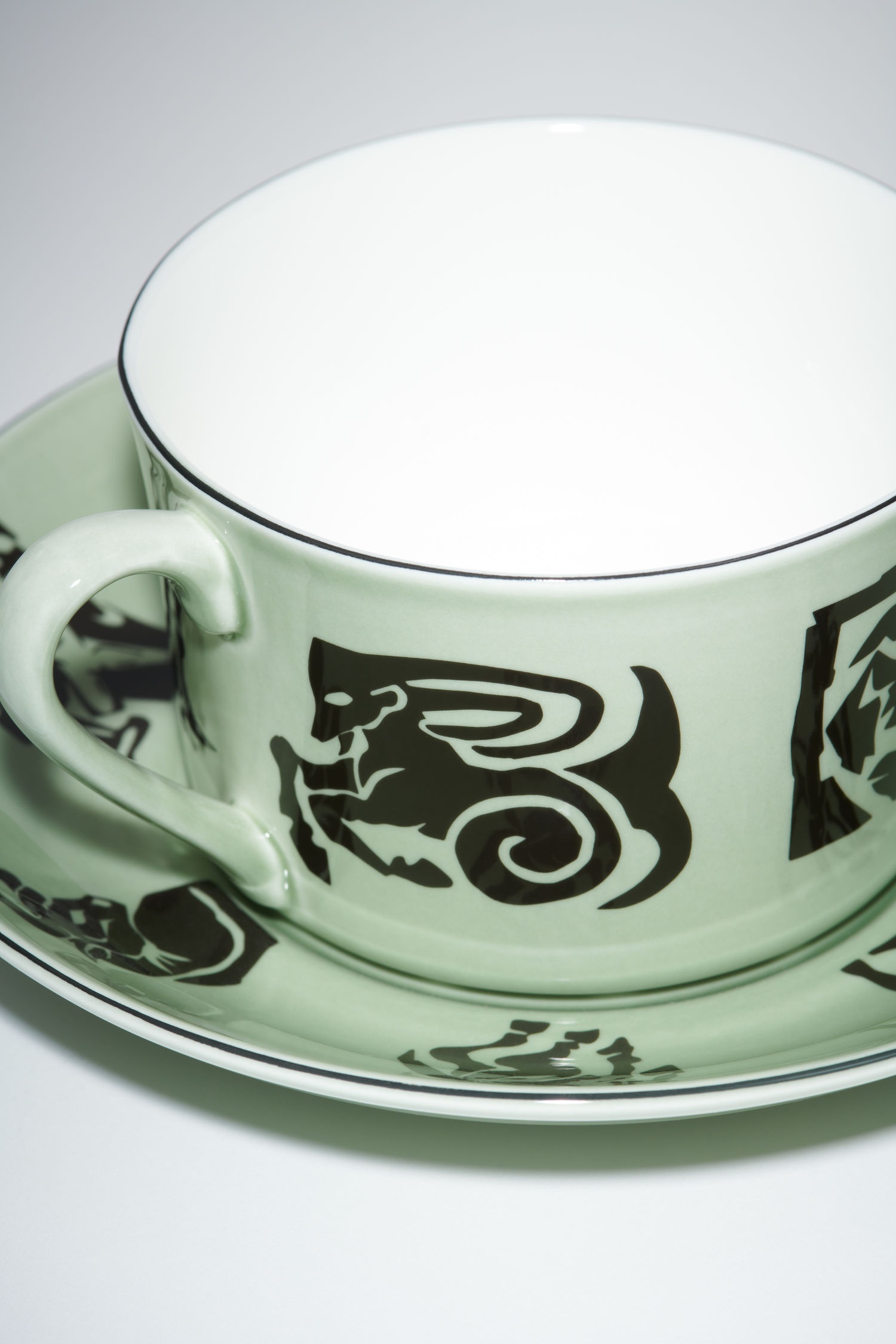 Horoscope Tea Cup Set - Green - 4