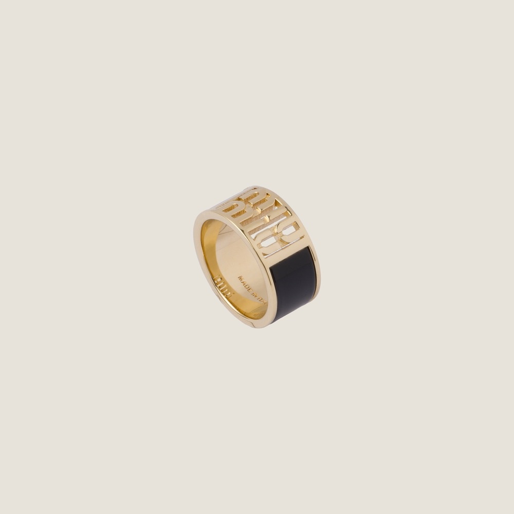 Enameled metal ring - 3