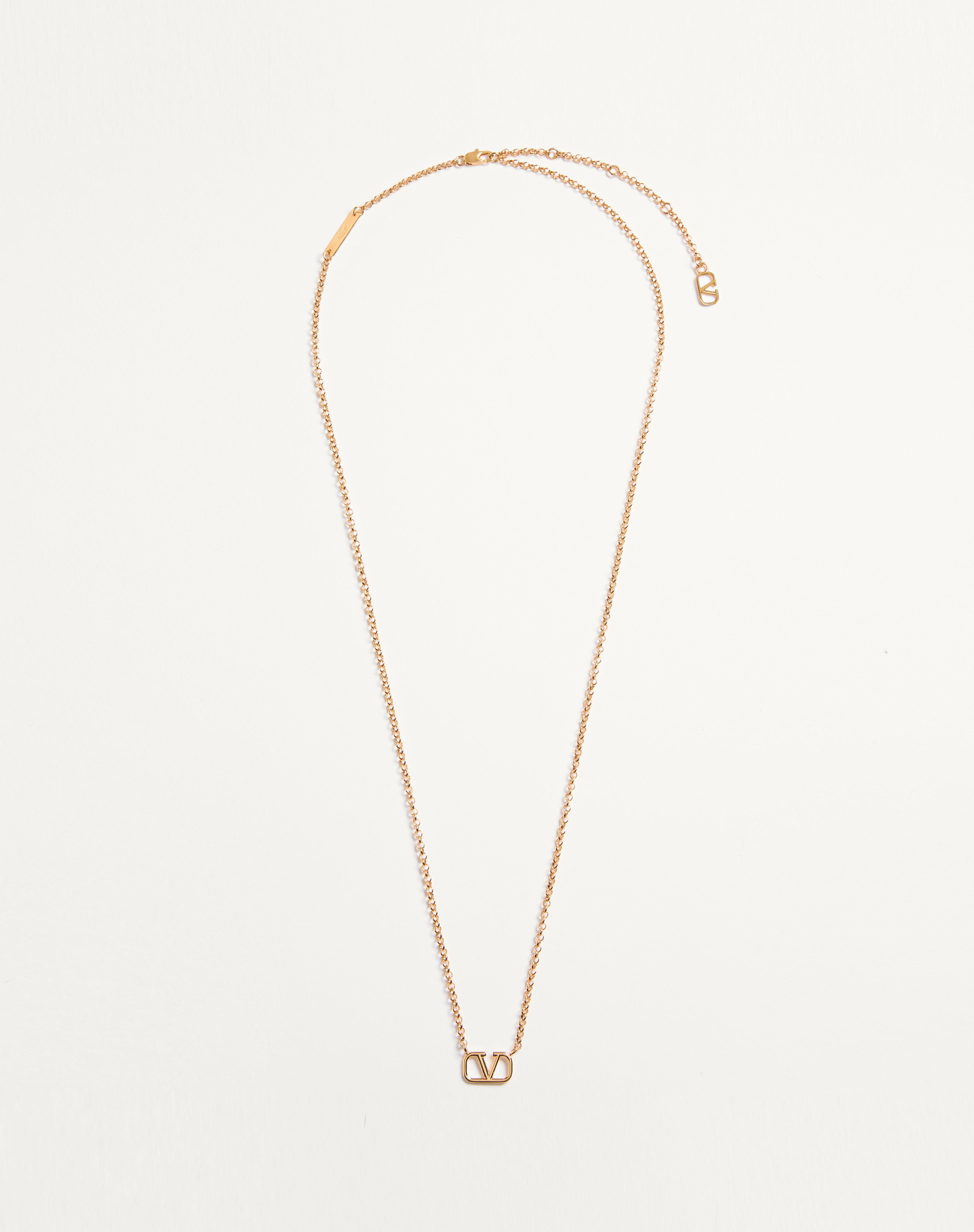 VLOGO SIGNATURE METAL NECKLACE - 1