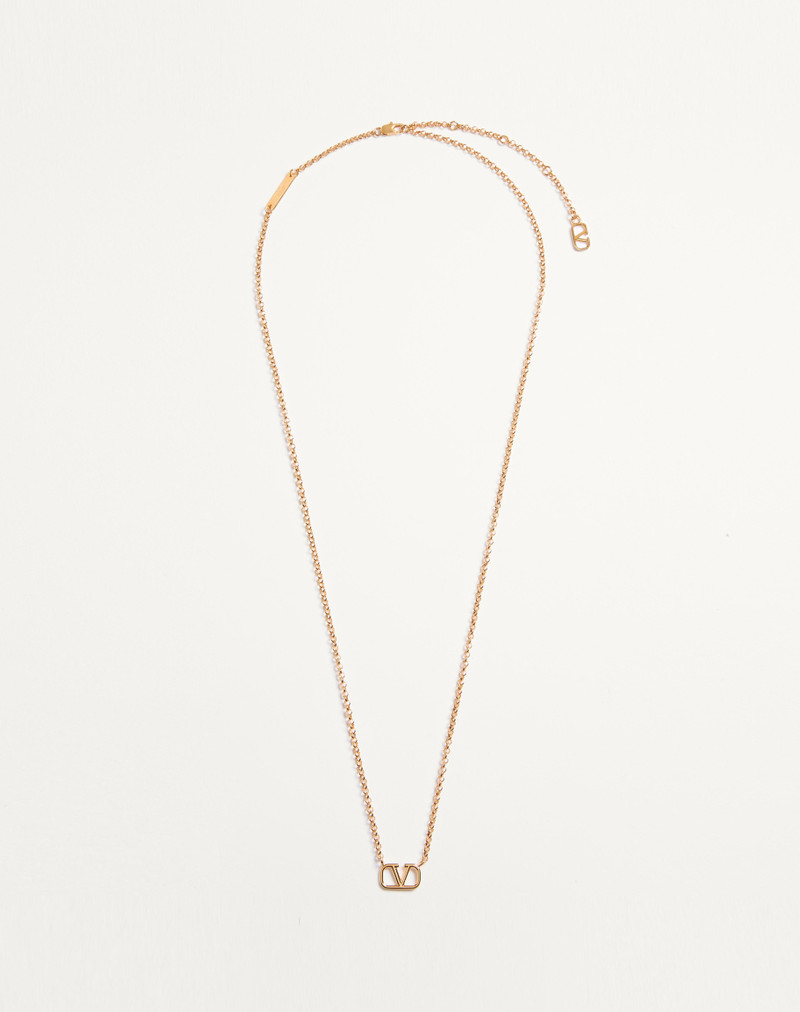 VLOGO SIGNATURE METAL NECKLACE 1