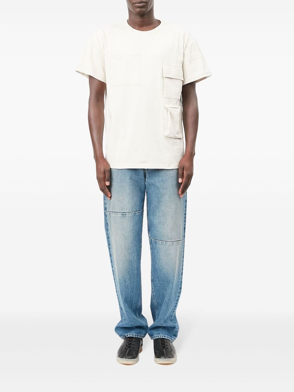 multiple-pockets cotton T-shirt - 2