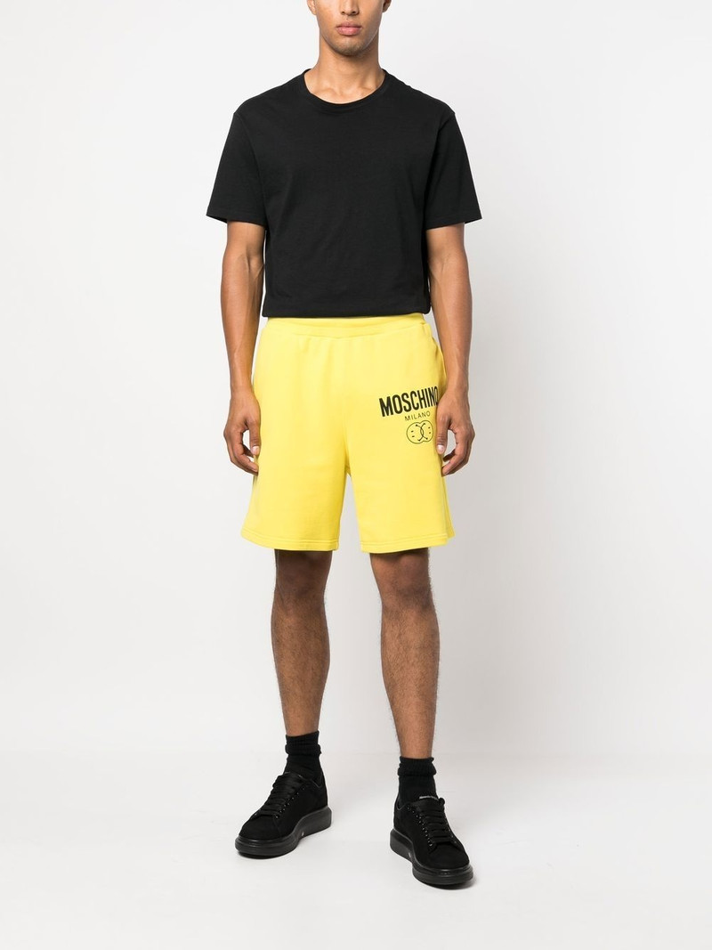 Moschino logo-print track shorts outlook