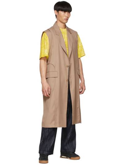 FENG CHEN WANG Brown Polyester Vest outlook
