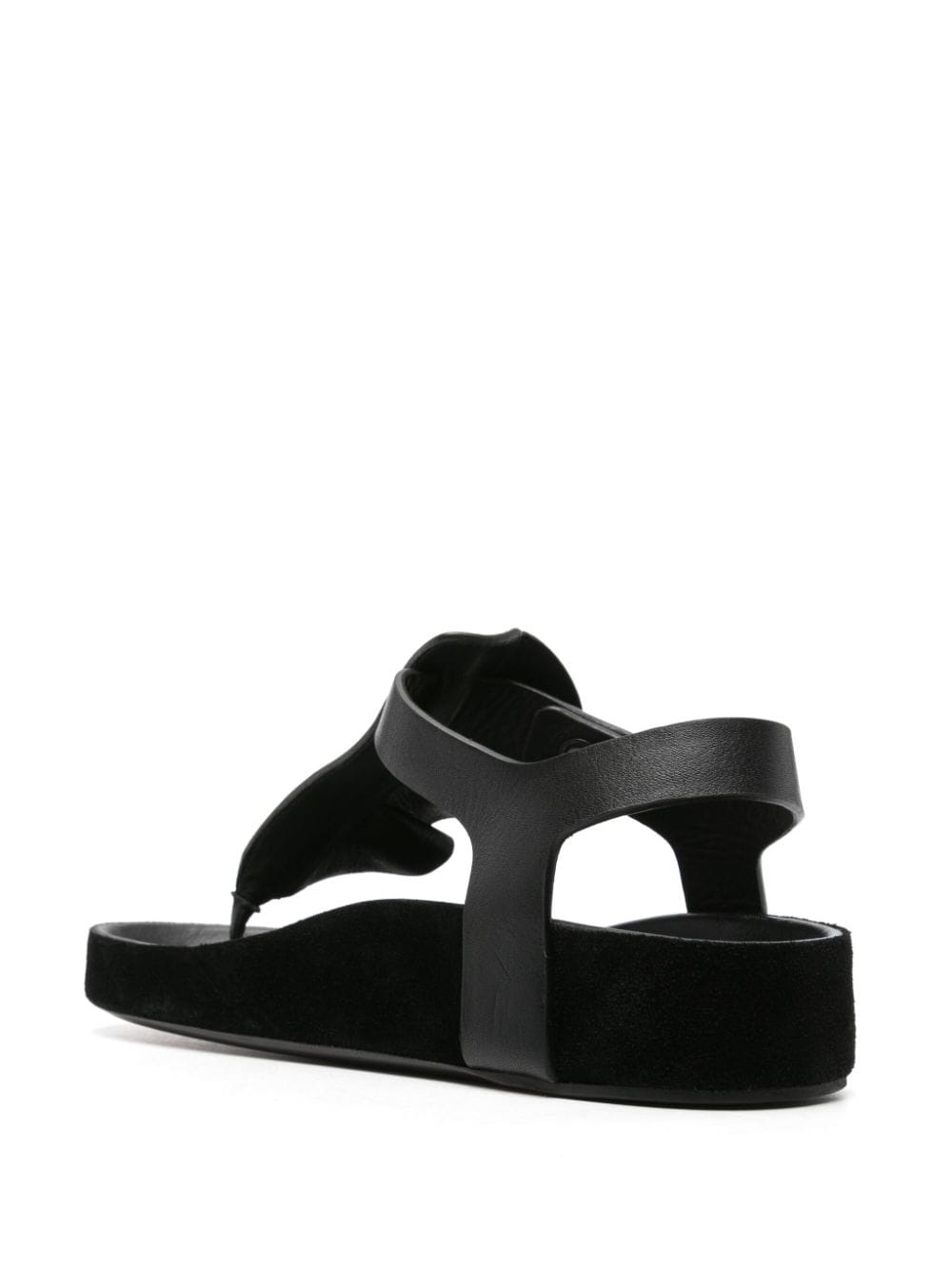 Isela ruffle-trim leather sandals - 3
