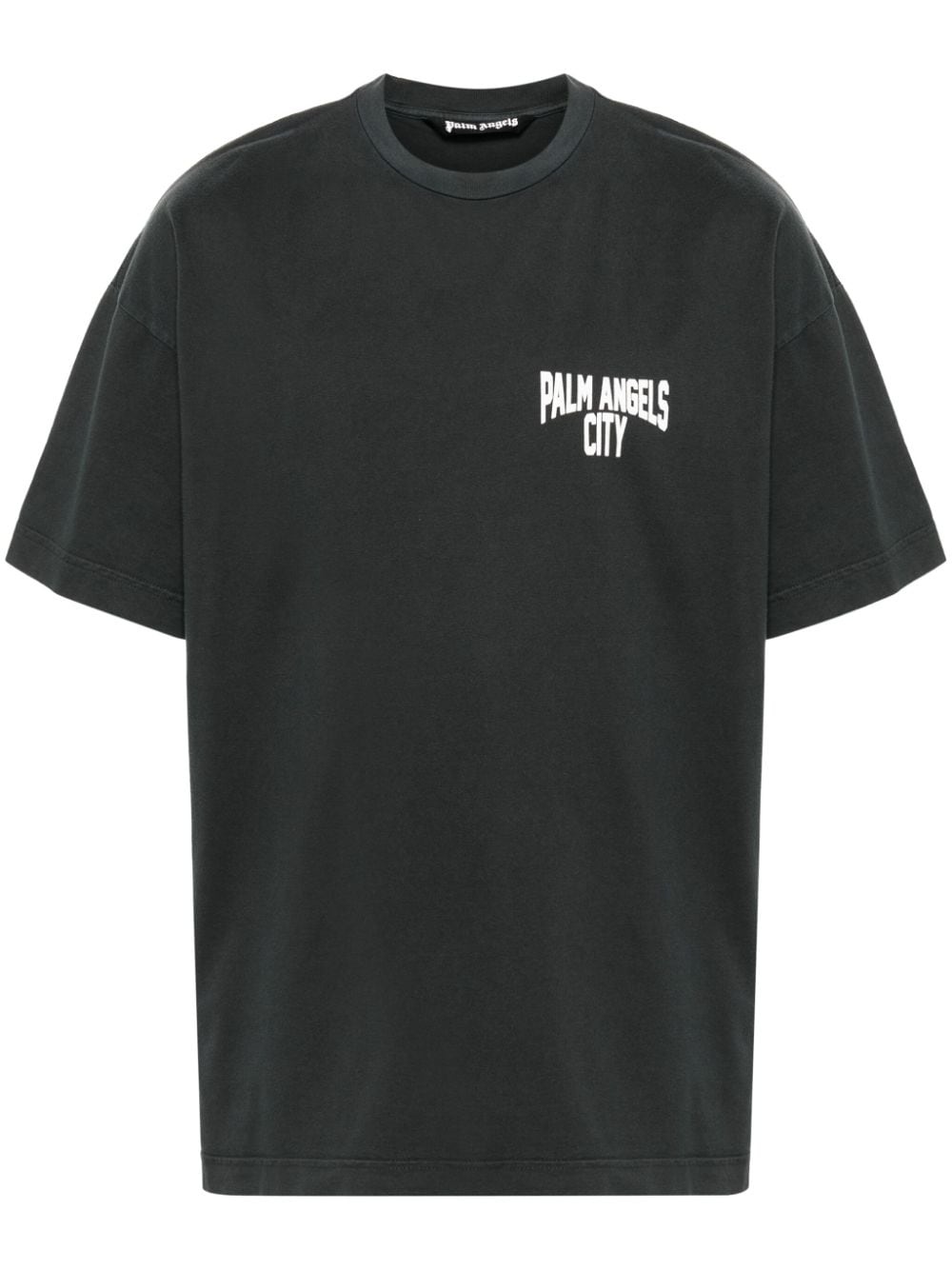 City washed-effect T-shirt - 1