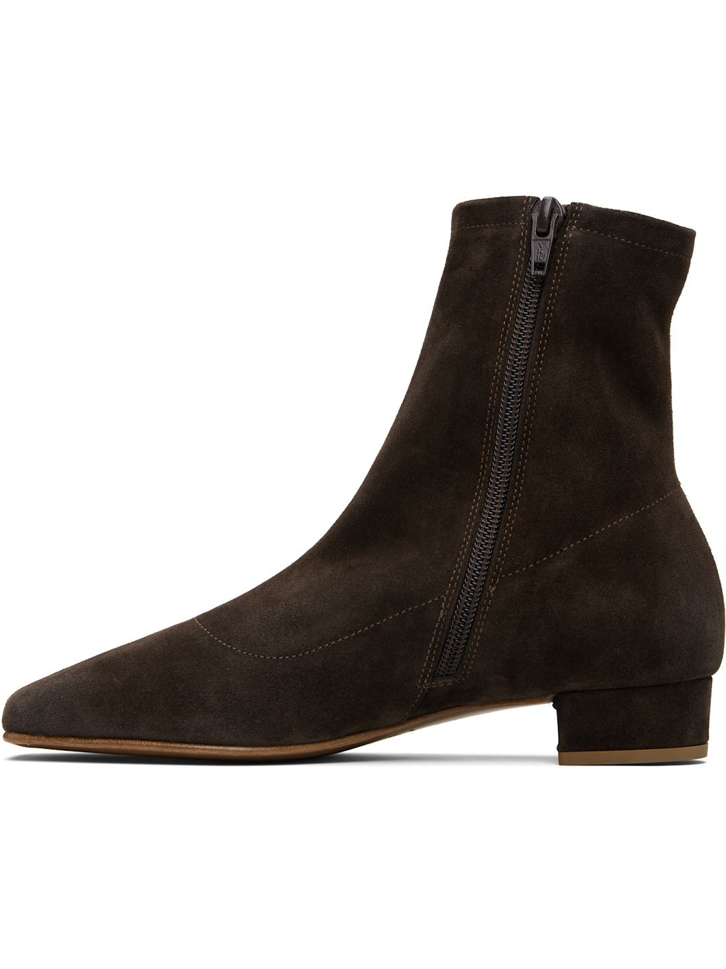 Brown Este Suede Leather Boots - 3