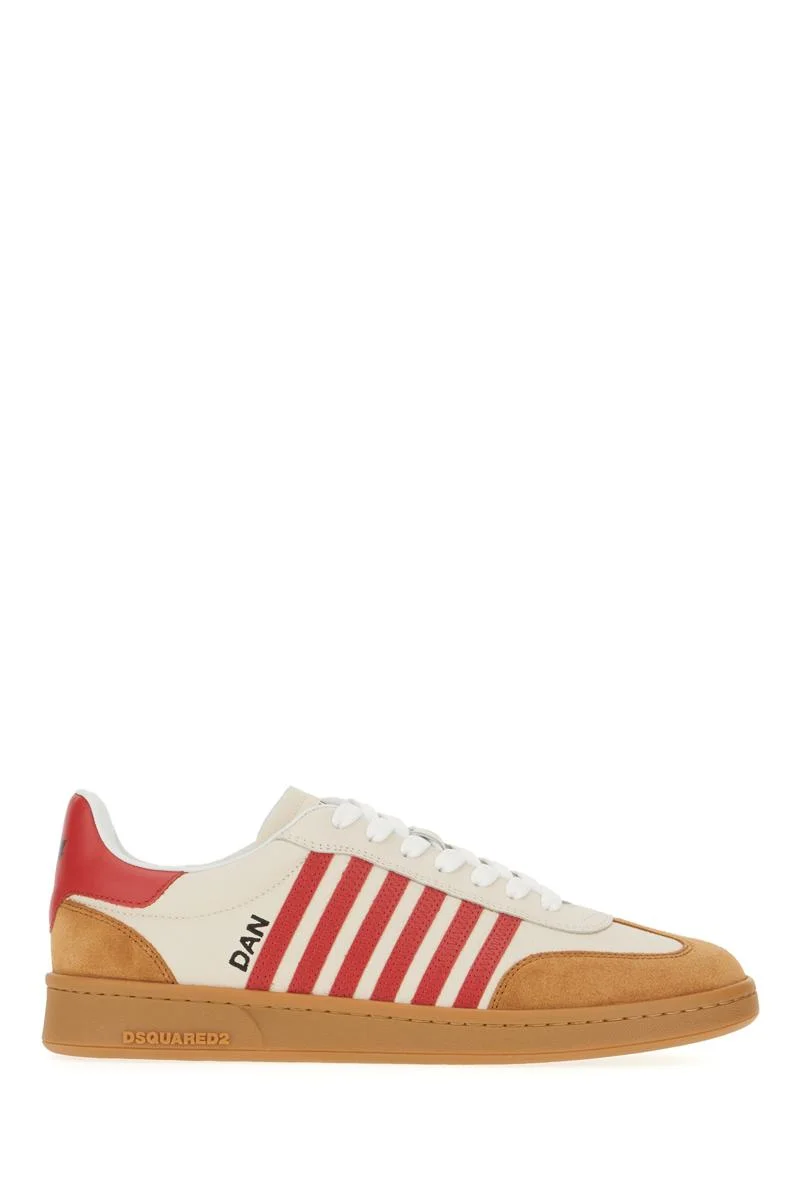 Dsquared2 Leather And Suede Sneakers - 1