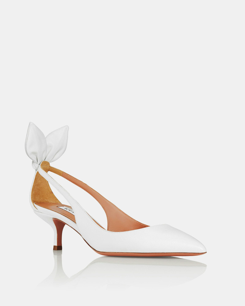 AQUAZZURA Bow Tie Pump 50 outlook