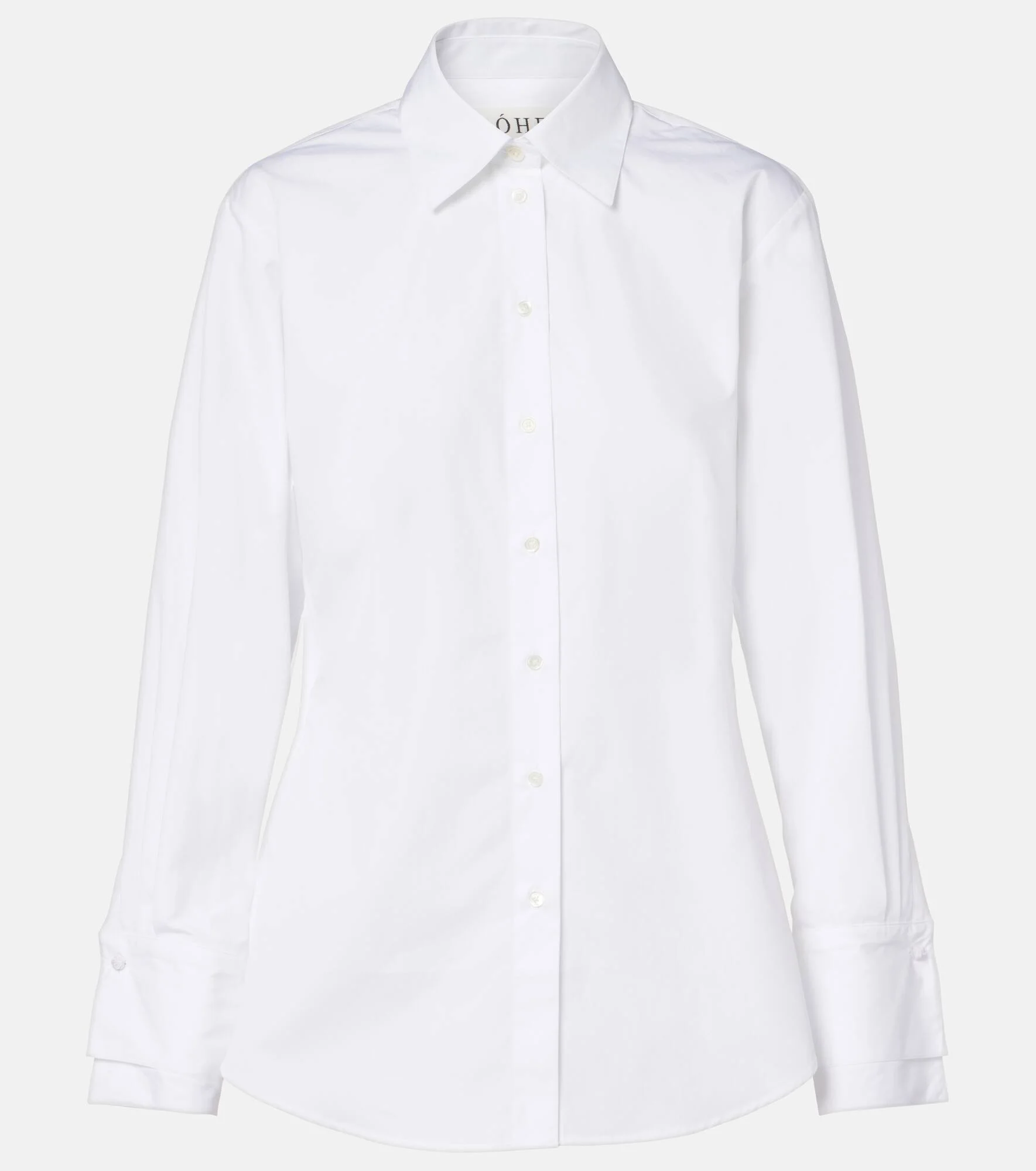 Cotton poplin shirt - 1