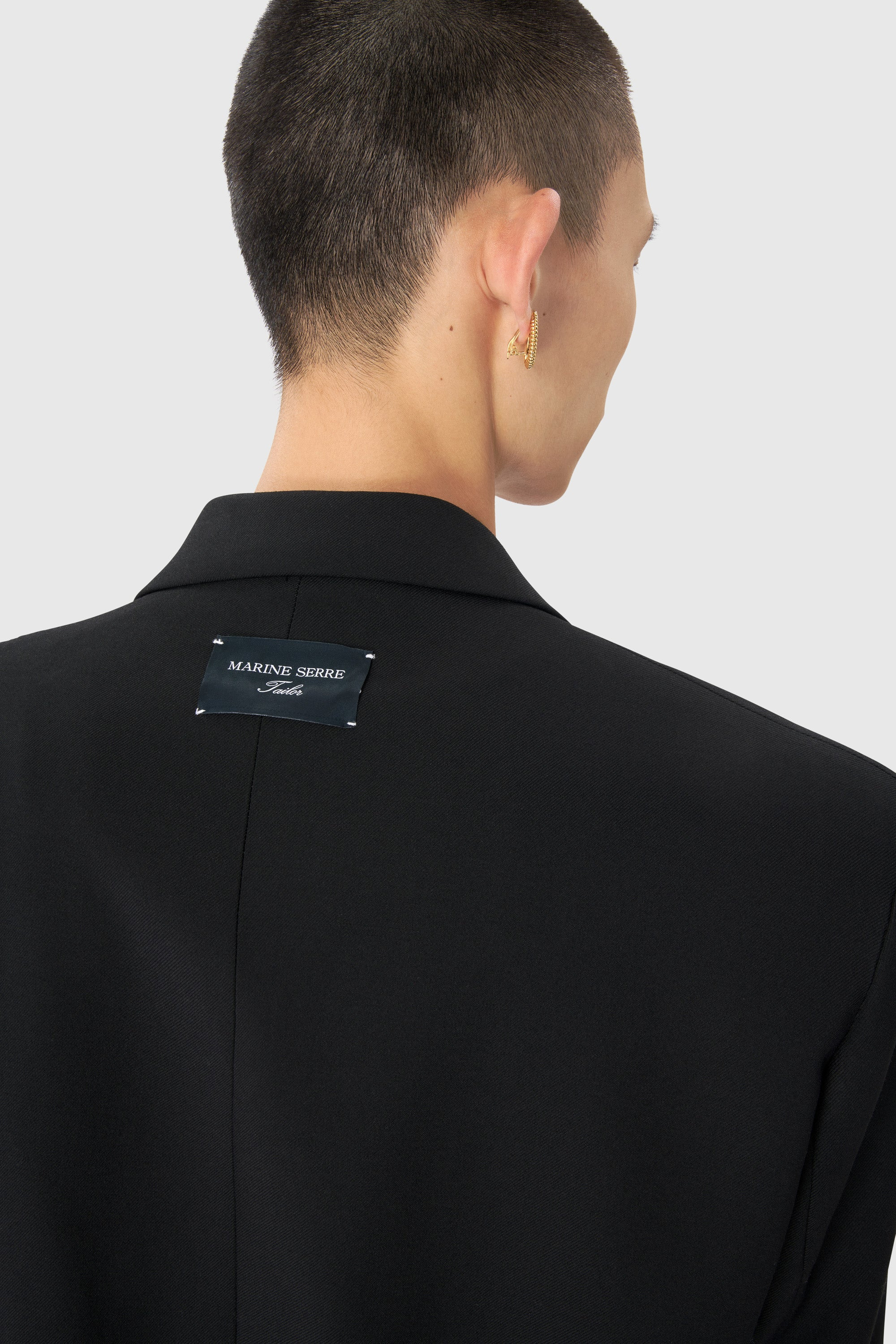 Virgin Wool Twill Boxy Jacket - 7