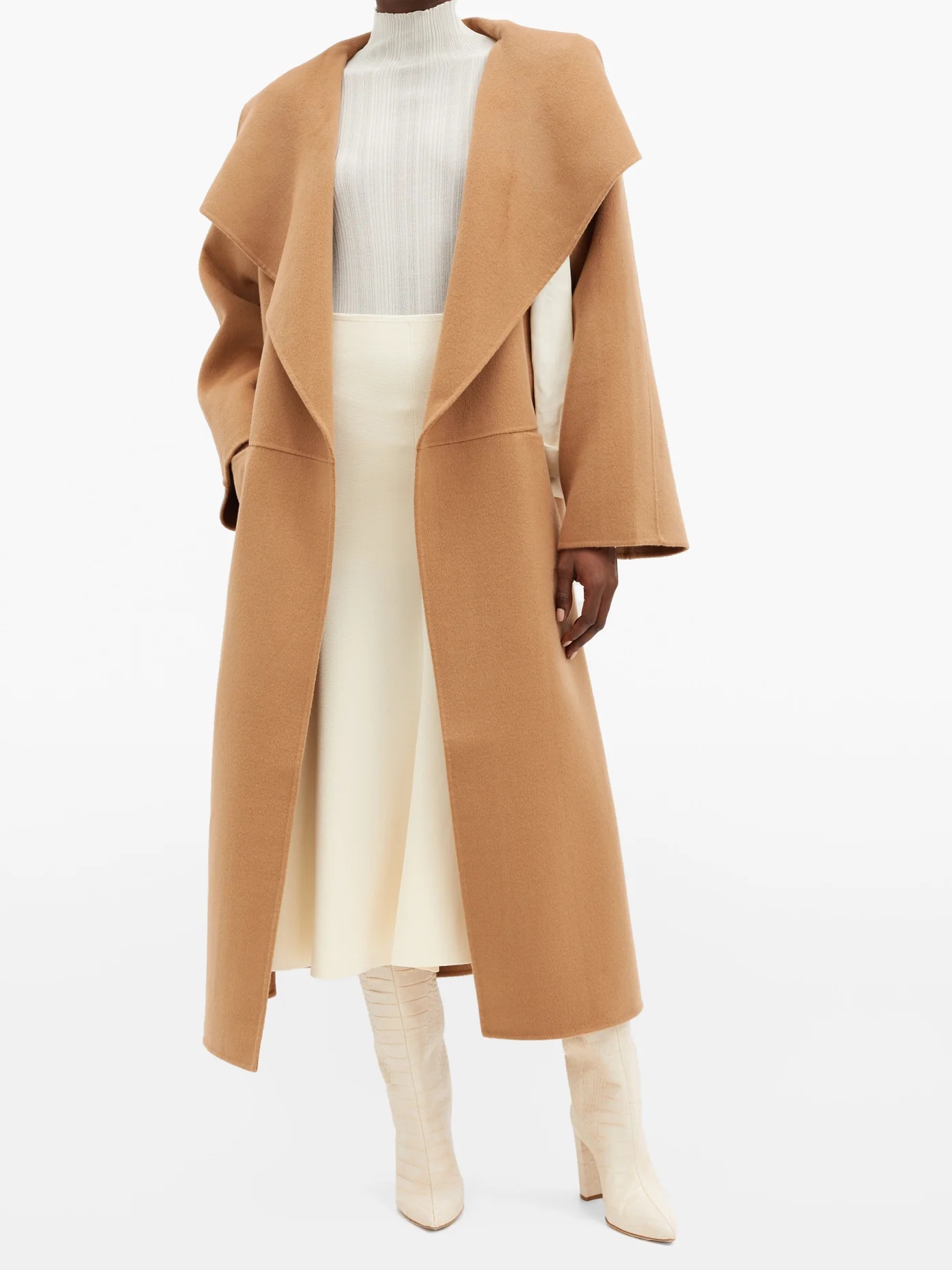 Annecy double-faced wool-blend coat - 2