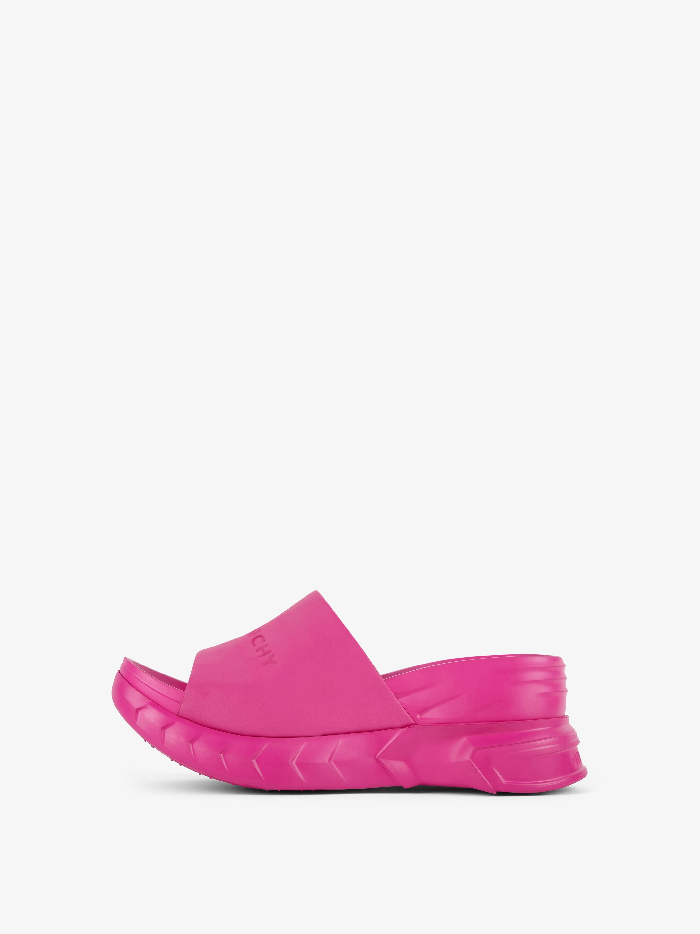 MARSHMALLOW WEDGE SANDALS IN LEATHER - 3