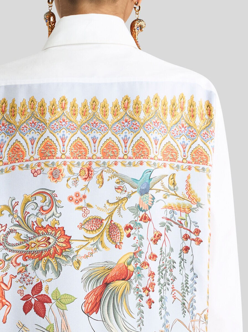 Etro COTTON SHIRT WITH SILK INSERT ON THE BACK outlook