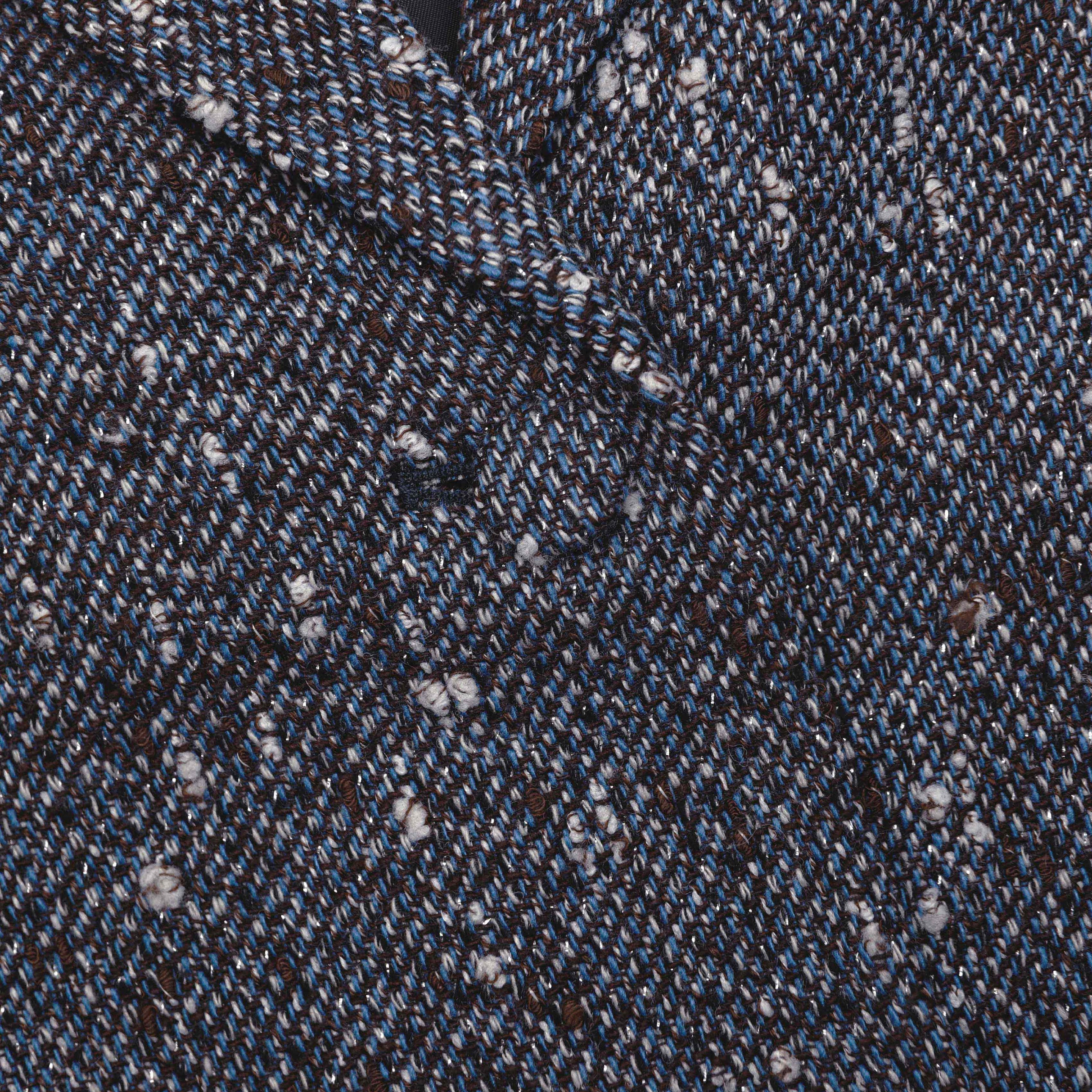 Blue Boucle Blazer - 6