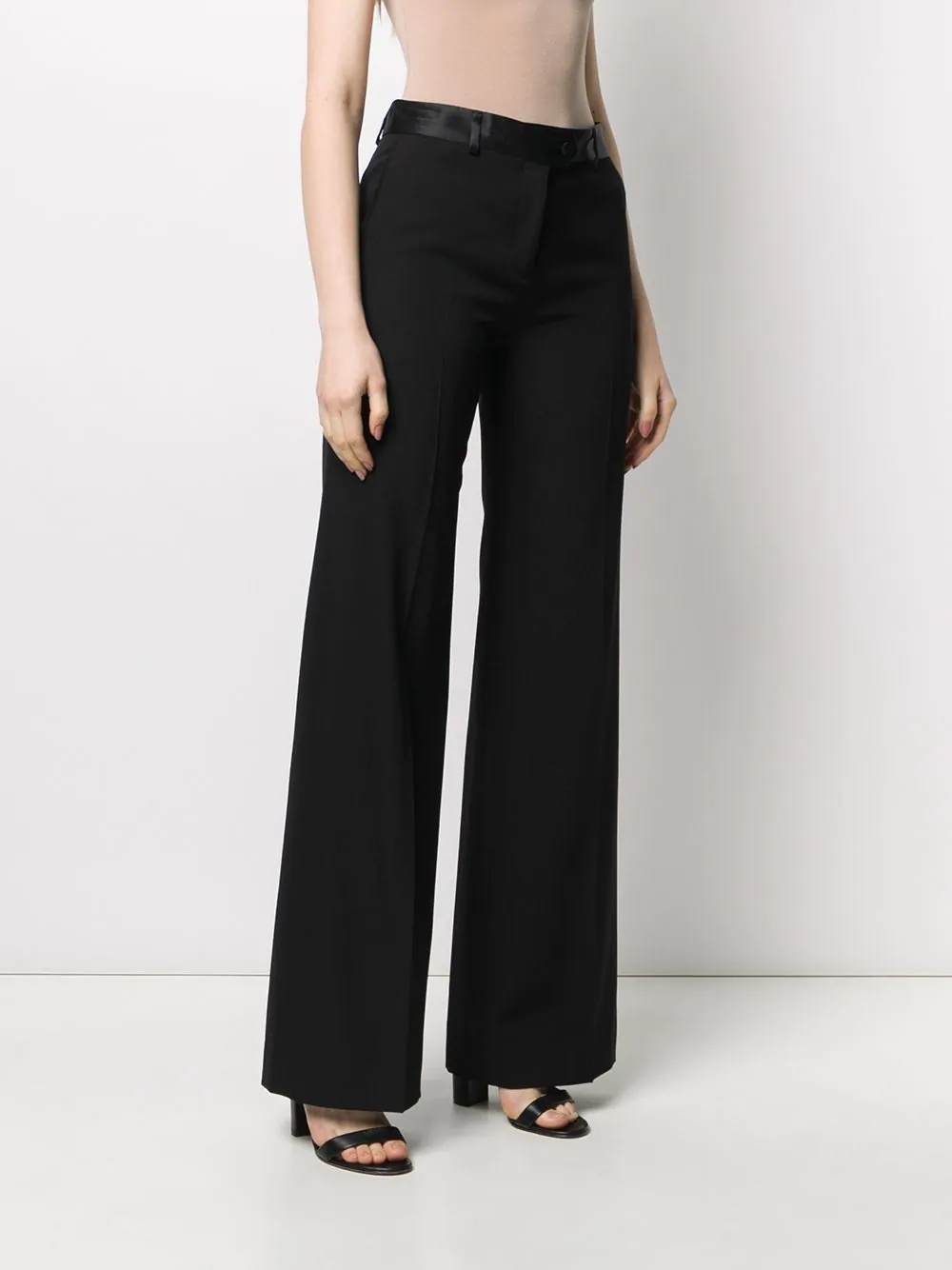 high-waisted wide leg trousers - 3