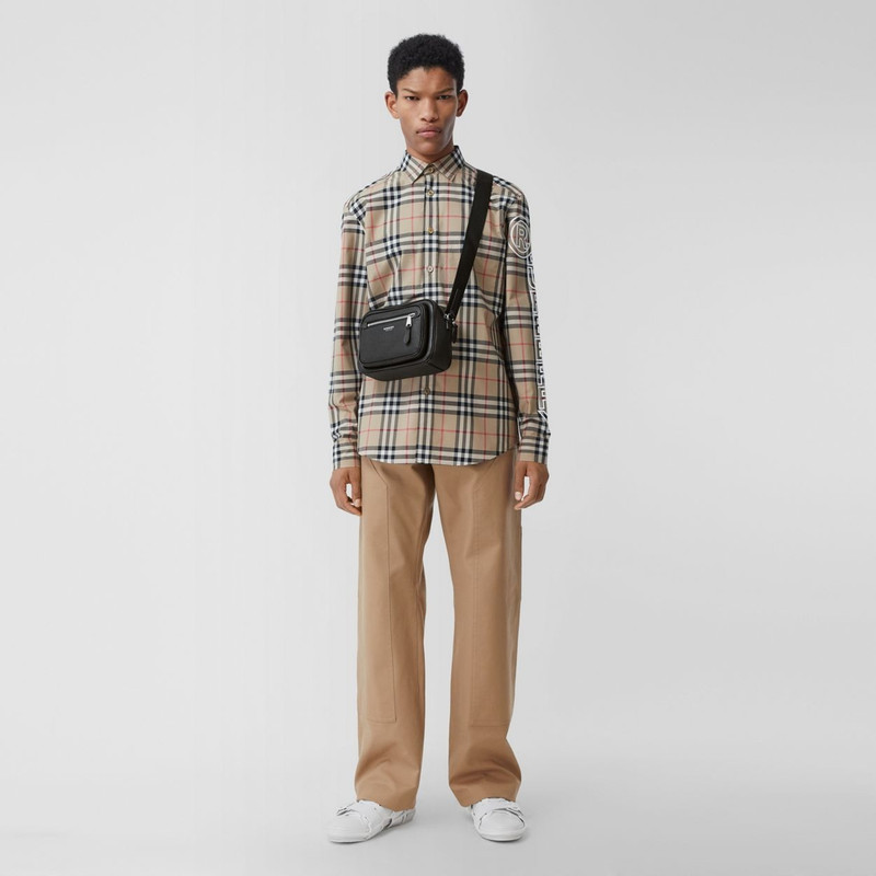 Grainy Leather Crossbody Bag 8