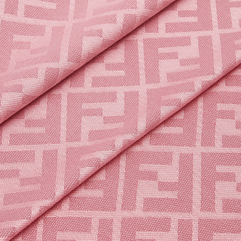 FENDI FF Shawl Pink silk and wool shawl outlook