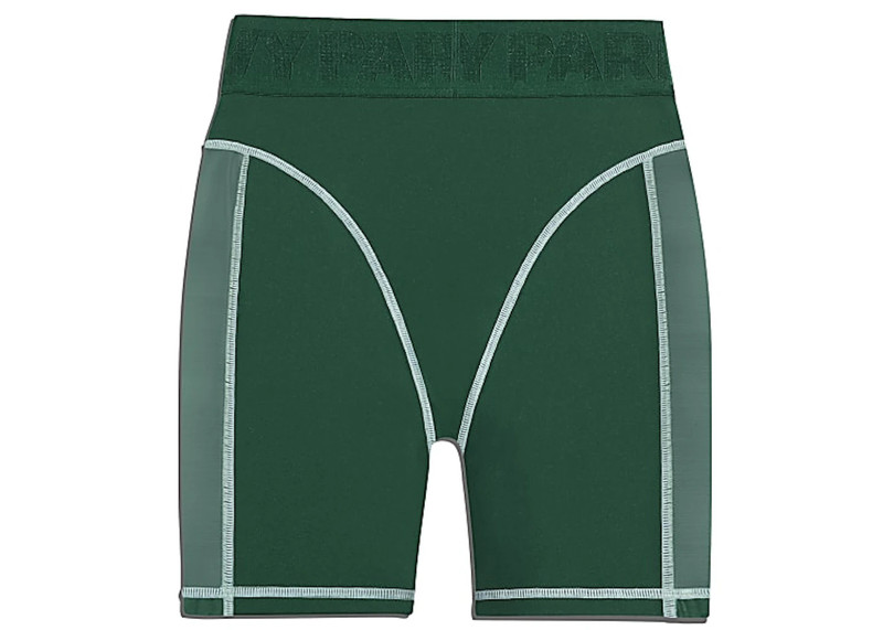 adidas adidas Ivy Park Cycling Shorts Dark Green outlook