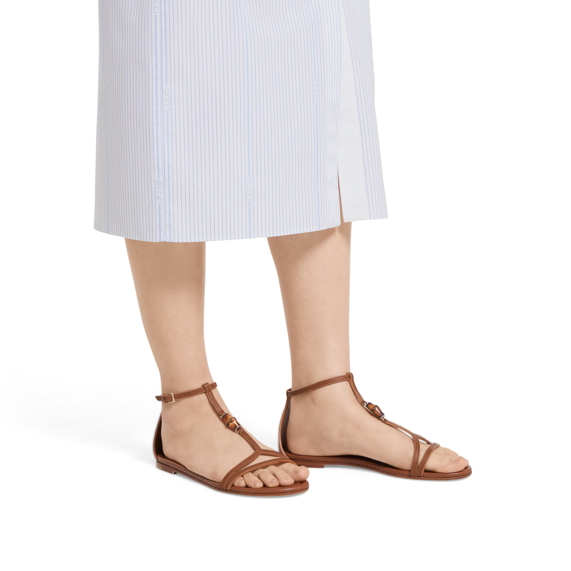 Women's sandal with bamboo detail - 3