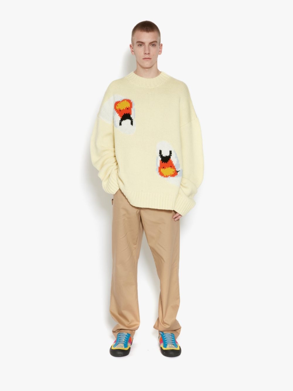 OVERSIZED SWAN CREWNECK JUMPER - 2