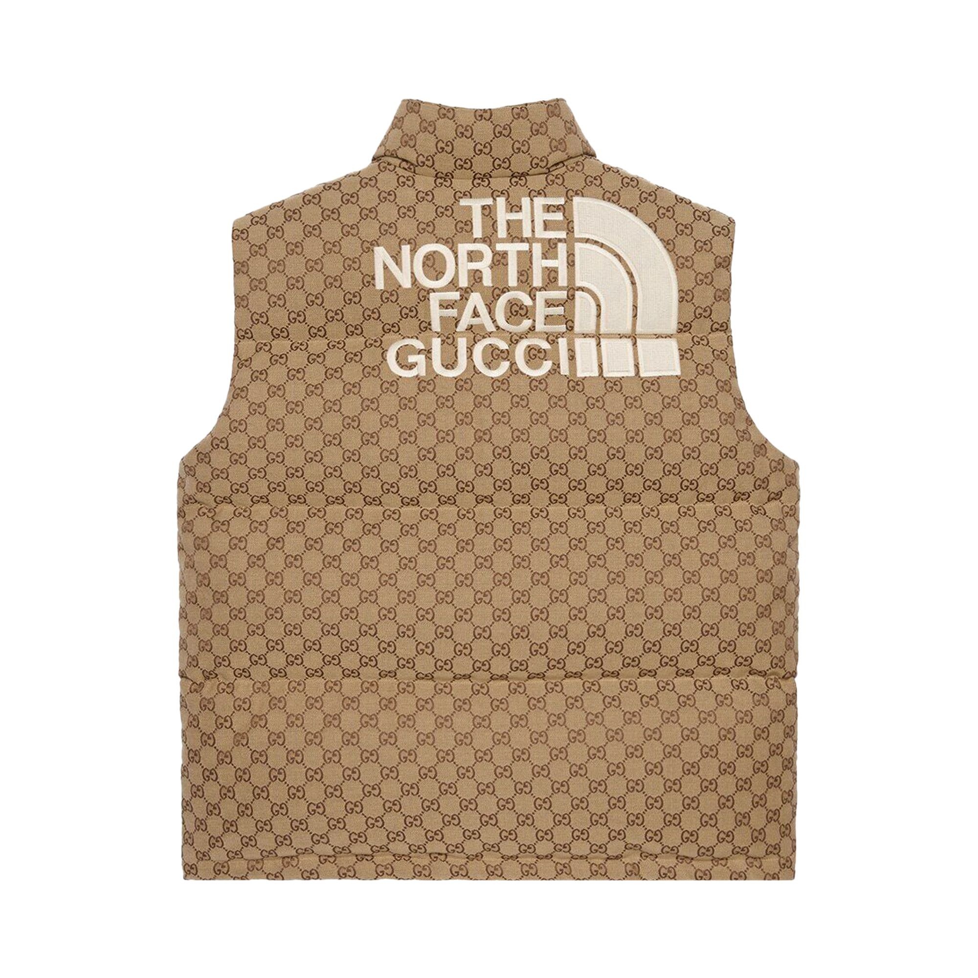 Gucci x The North Face Down Vest 'Beige/Ebony' - 2