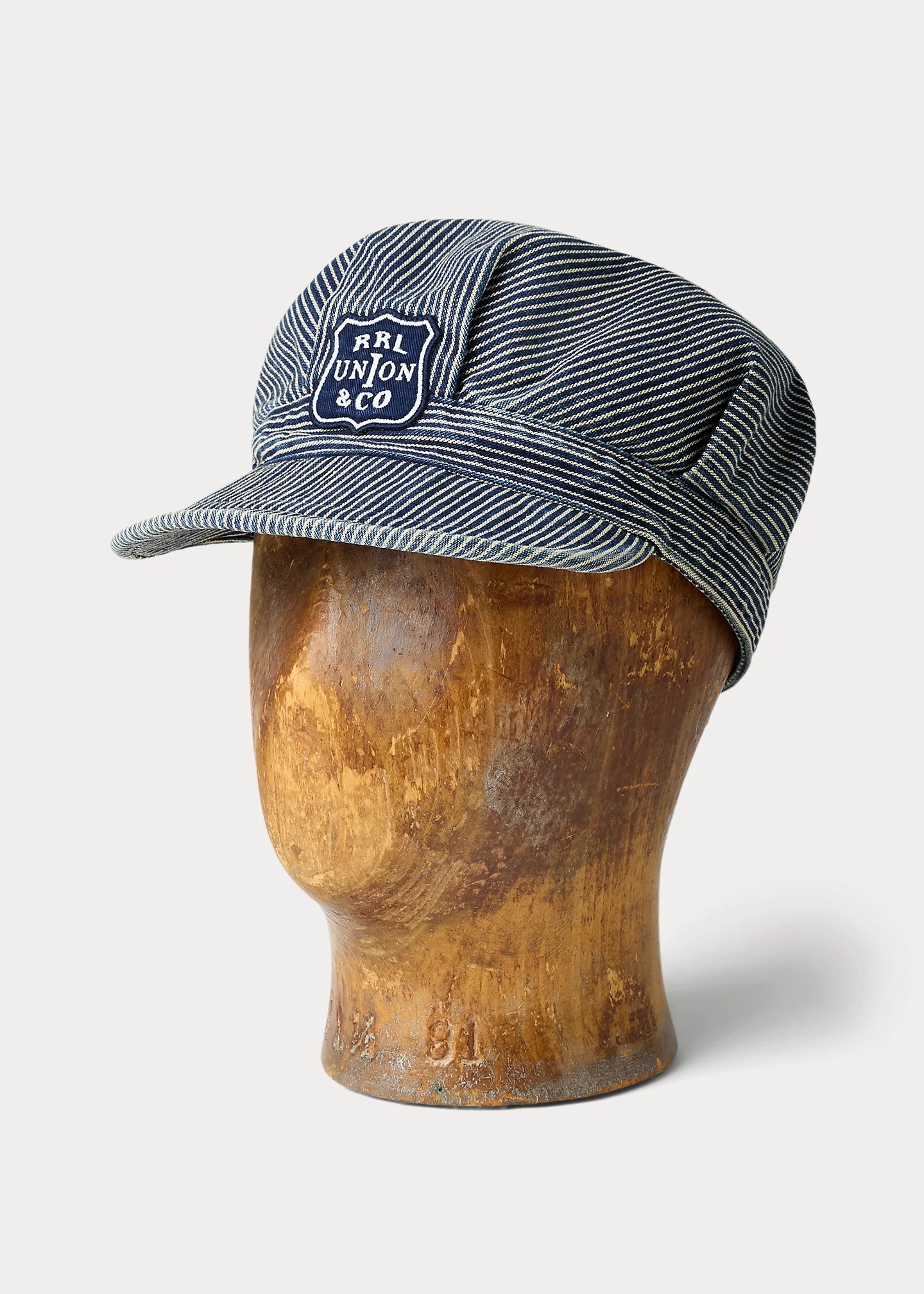 Striped Piqué Railman Cap - 1