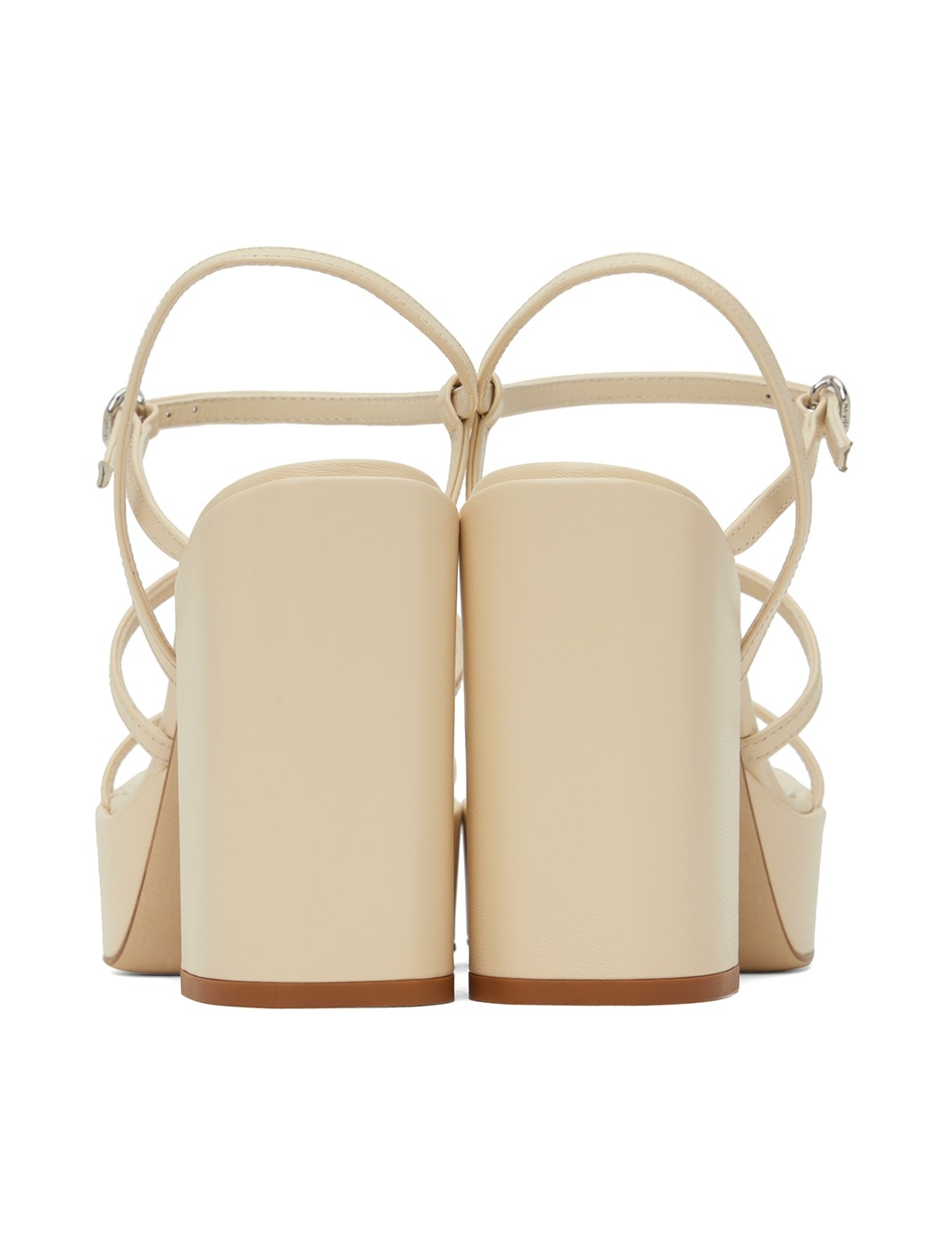 Beige Katalin Heeled Sandals - 2