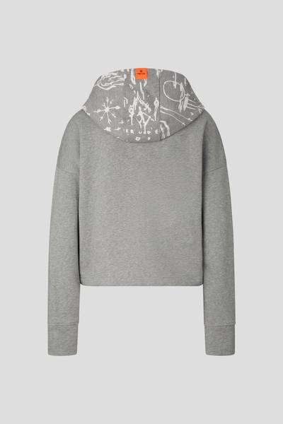 BOGNER Cosa Sweatshirt hoodie in Gray/White outlook