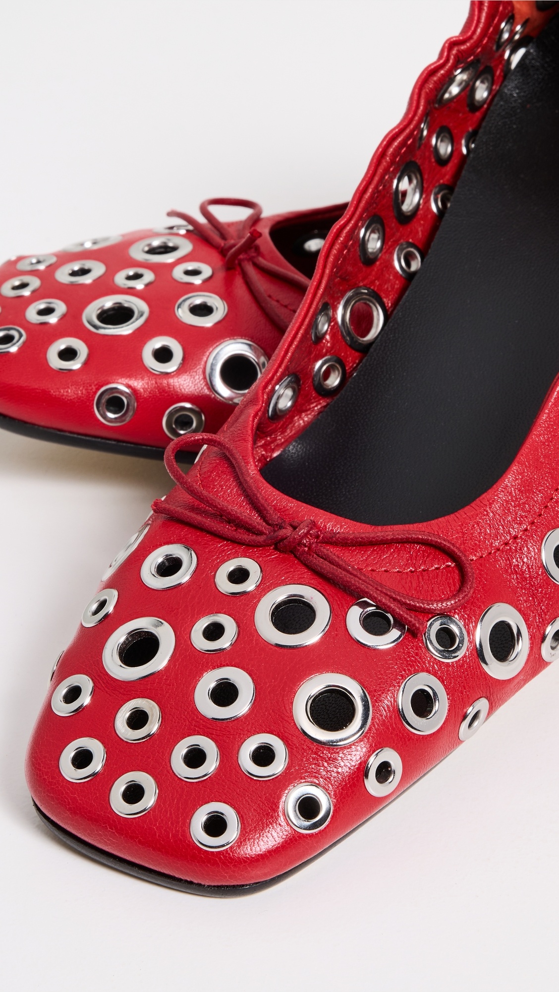 Amy Flats with Zip and Eyelets - 5