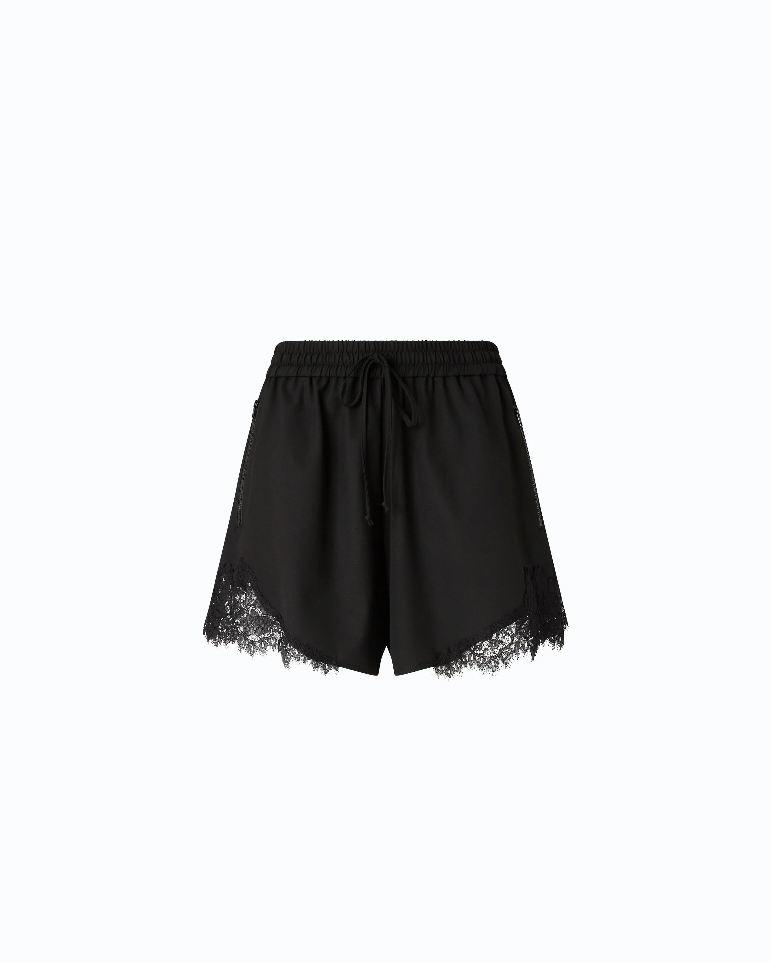 SHORTS WITH LACE INSERTS - 1