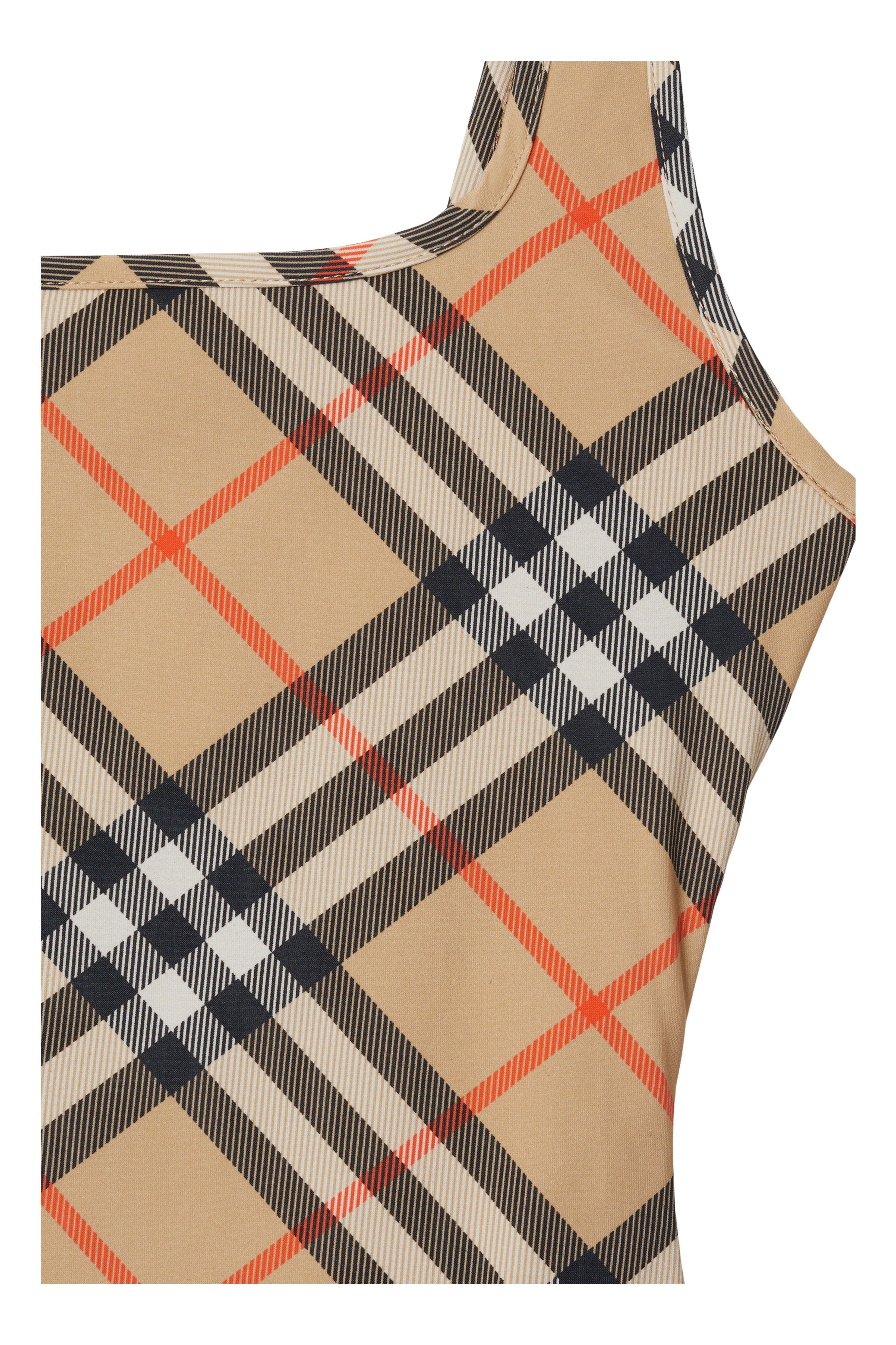 burberry Check Swimsuit in Sand at Nordstrom - 6