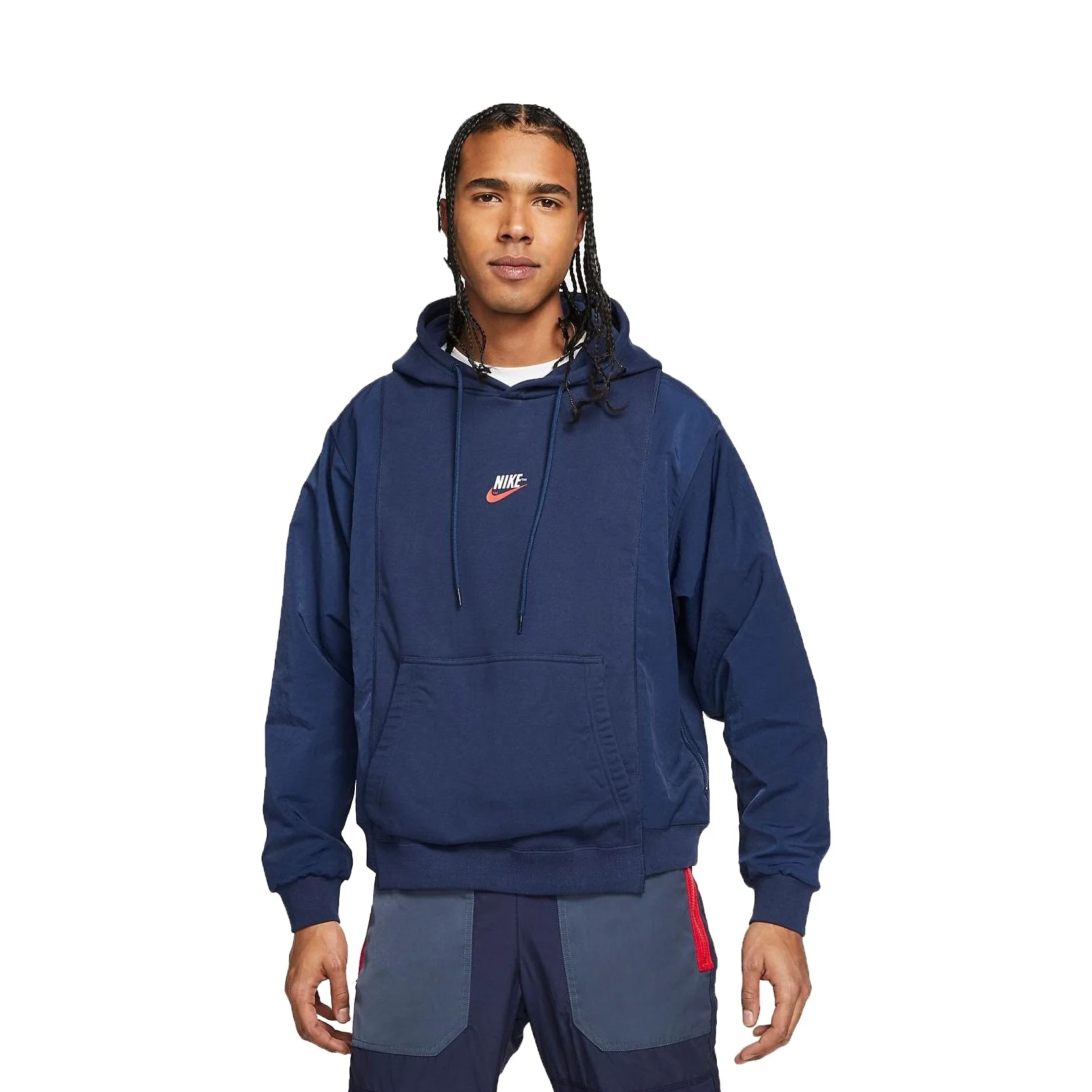 나이키 스포츠웨어 로고 Hoodie 'Midnight Navy' DD5700-410 - 1