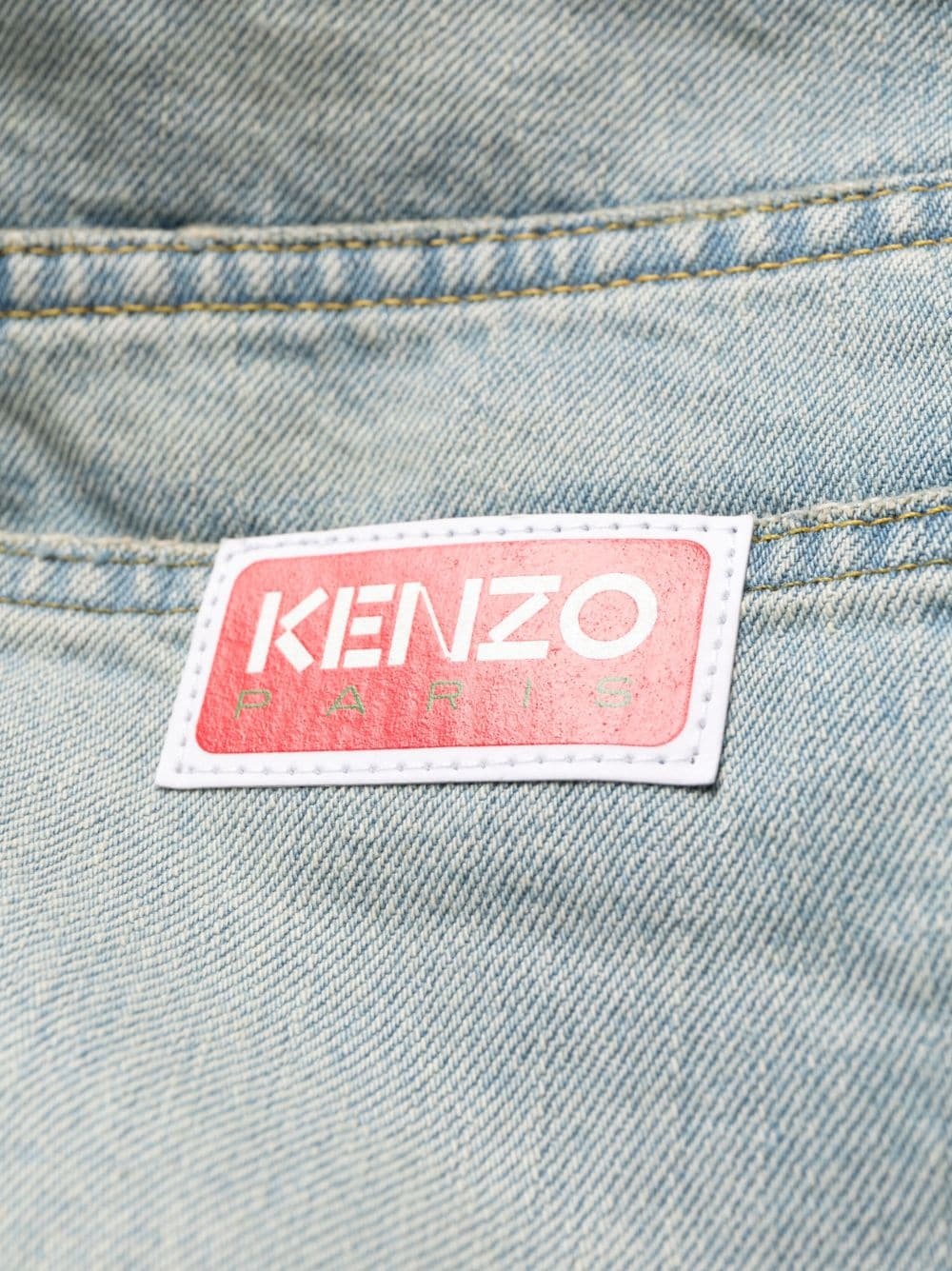 logo-appliqué wide-leg jeans - 5