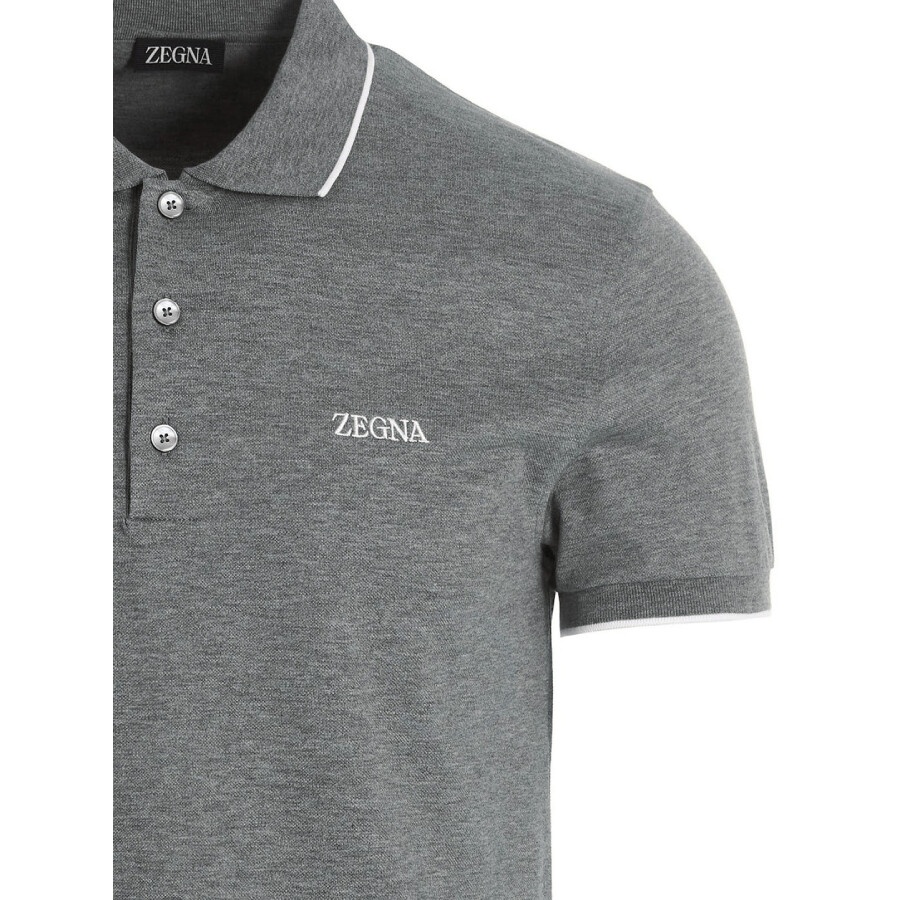 Ermenegildo Logo Embroidery Polo Shirt - 4