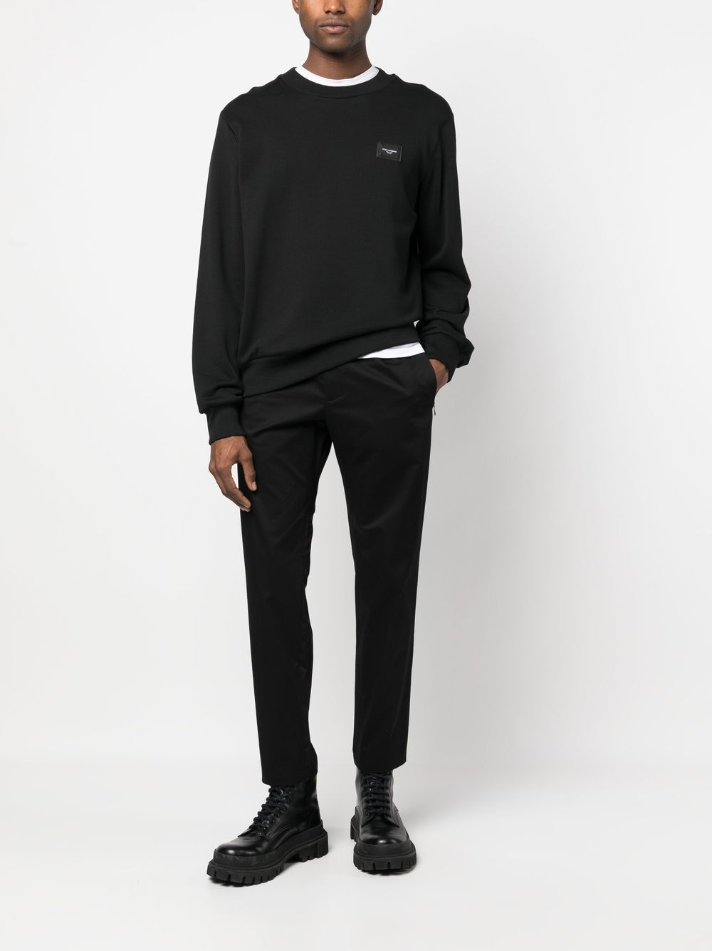 logo-plaque track pants - 2