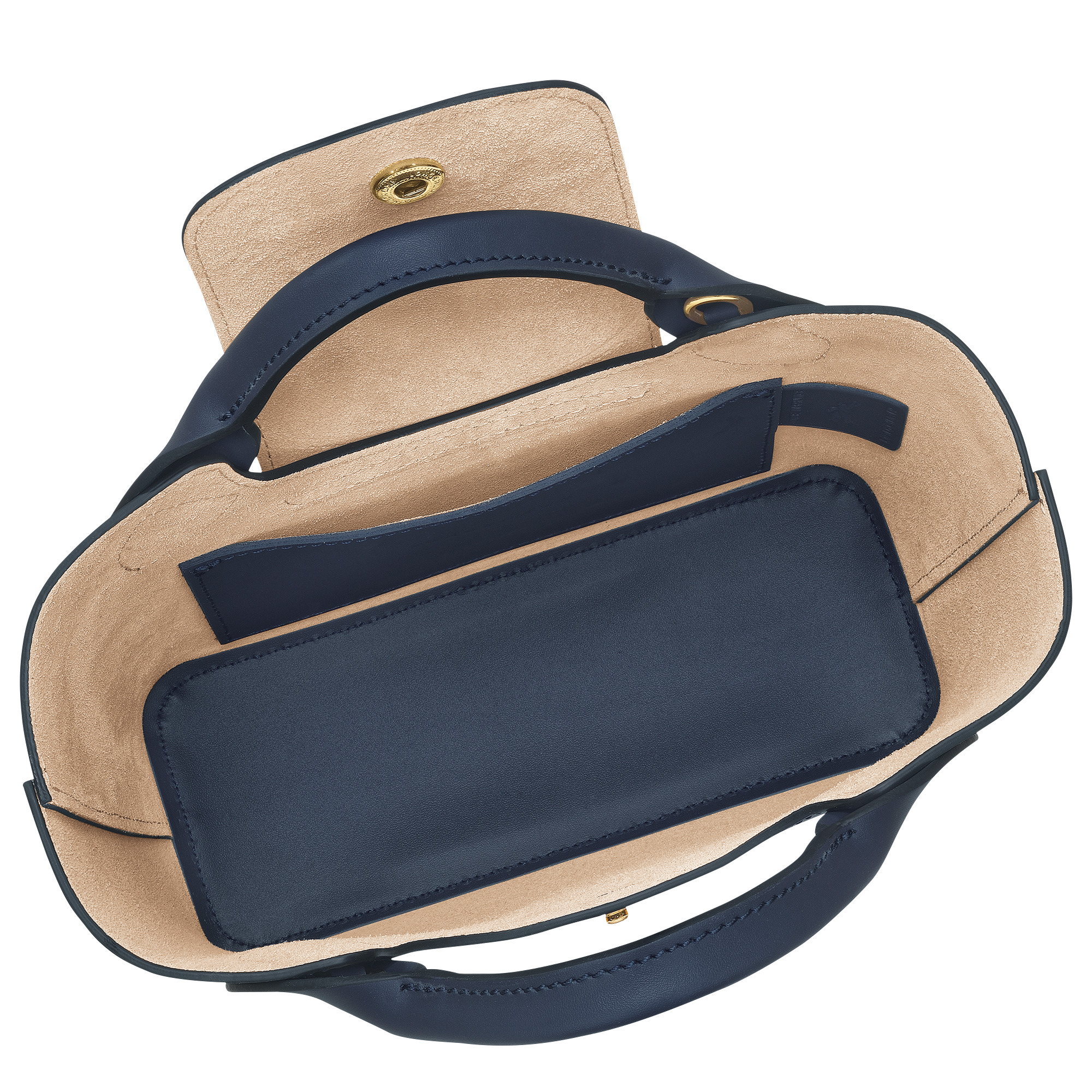 Épure XS Tote bag Navy - Leather - 5