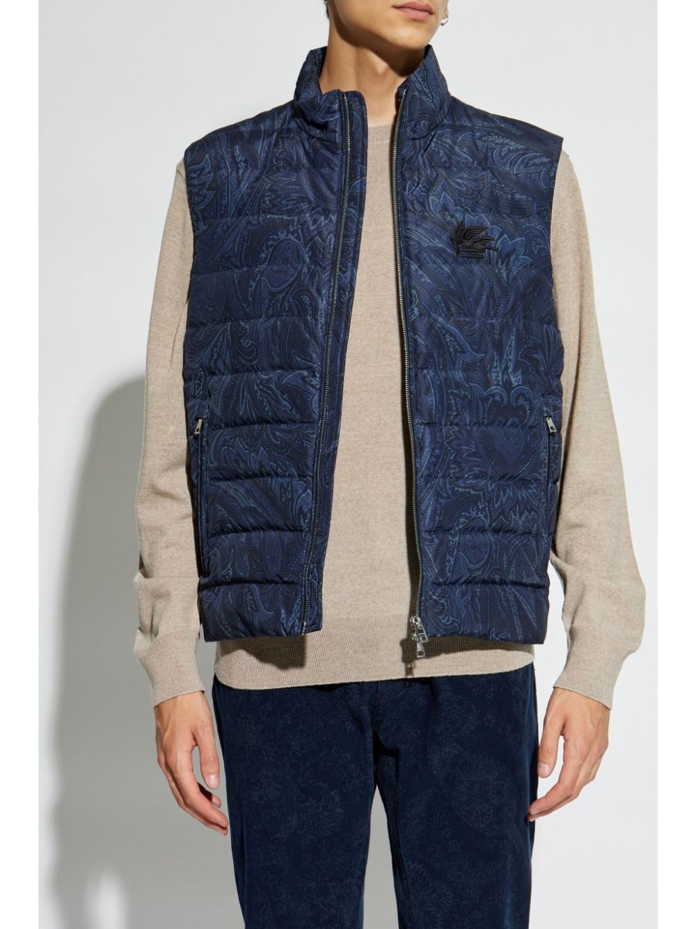 paisley gilet - 3