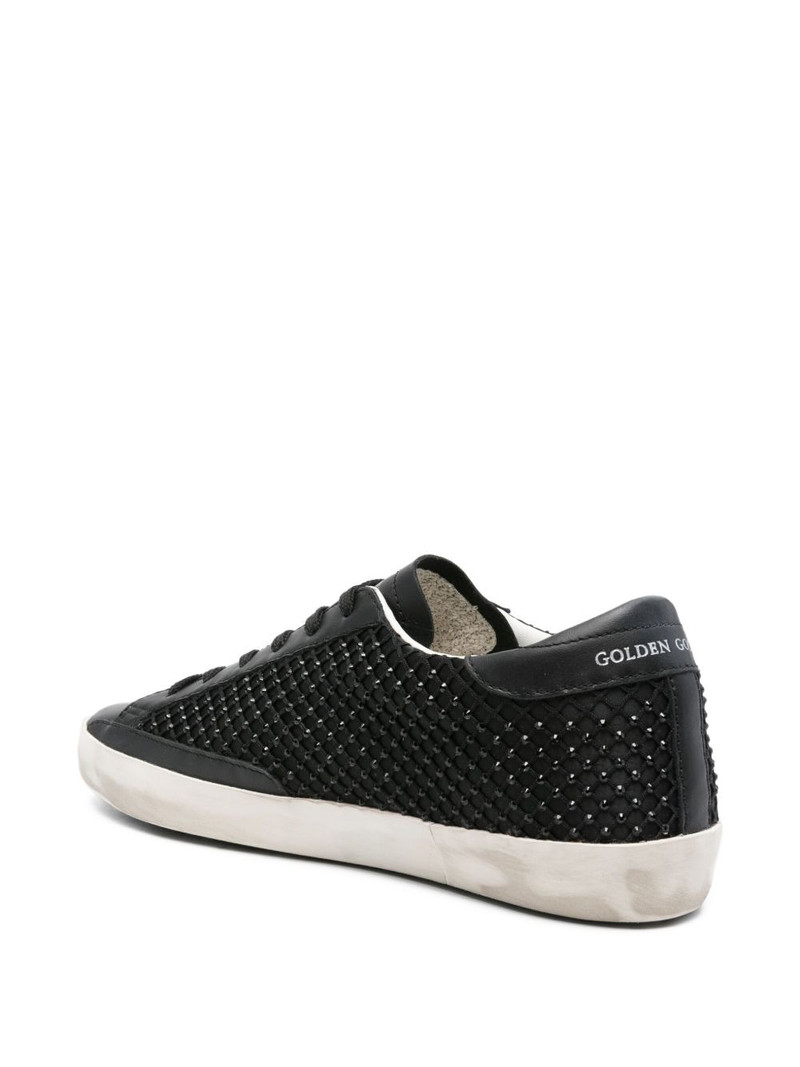 Super-Star beaded leather trainers 3