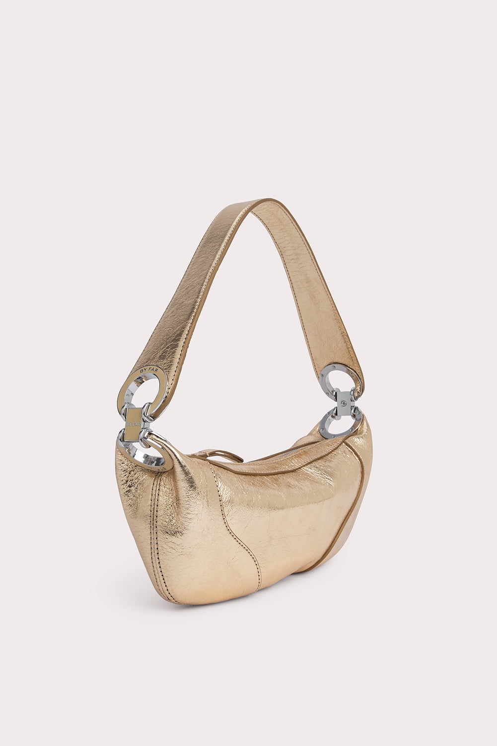 Mini Amira Parchment Metallic Leather 2